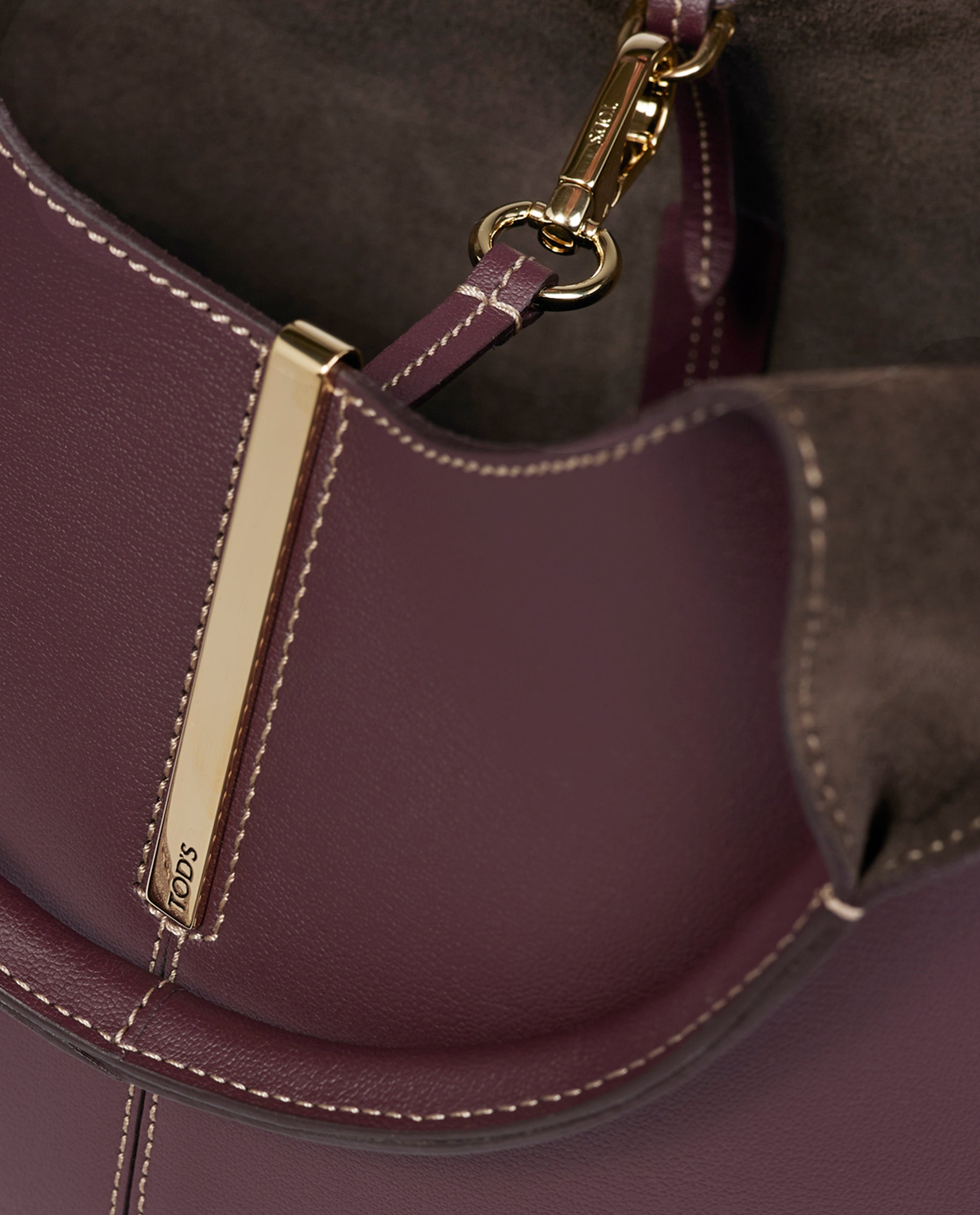 Mini Tote Shopping Tas - Paars