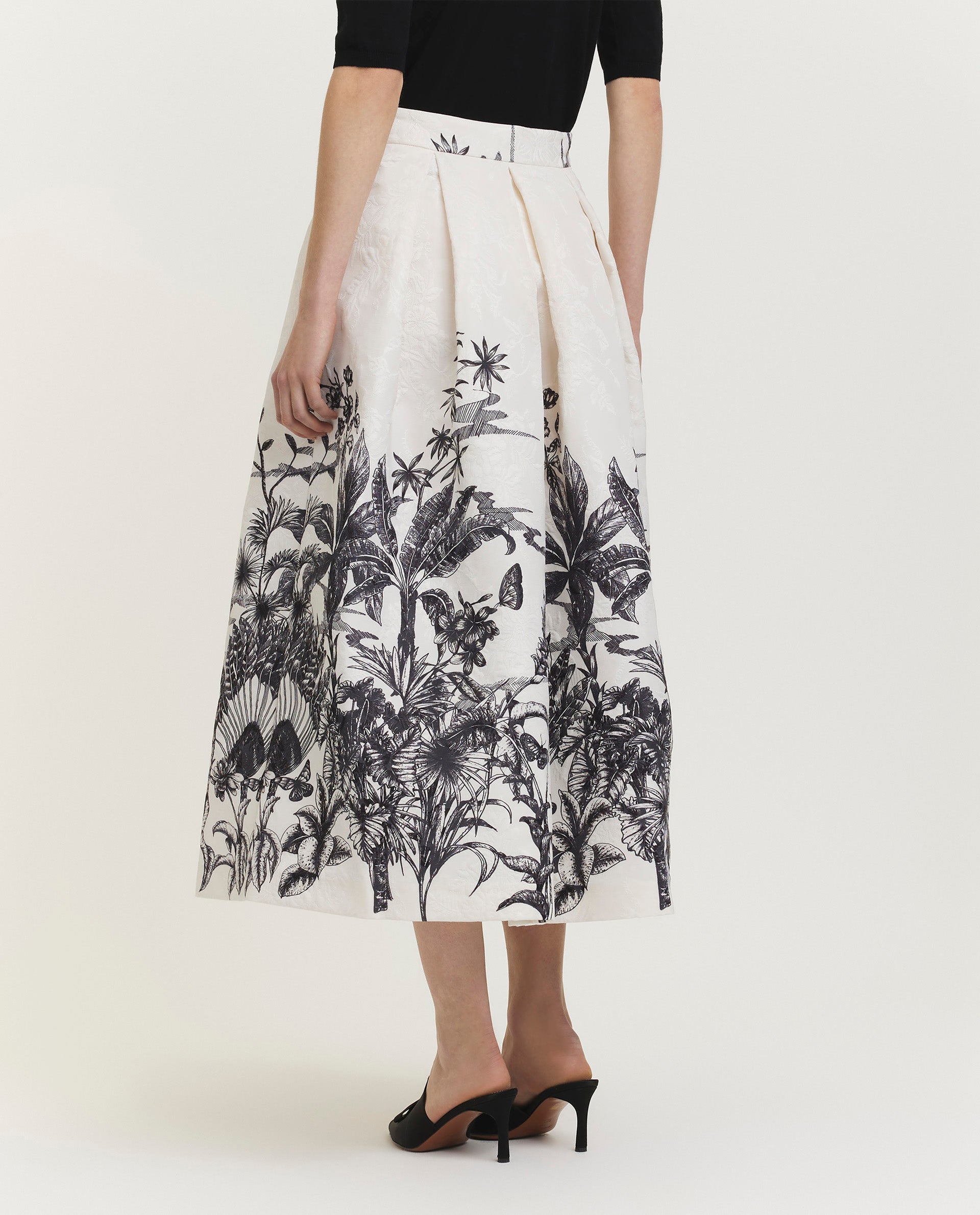 A-line Midi Skirt