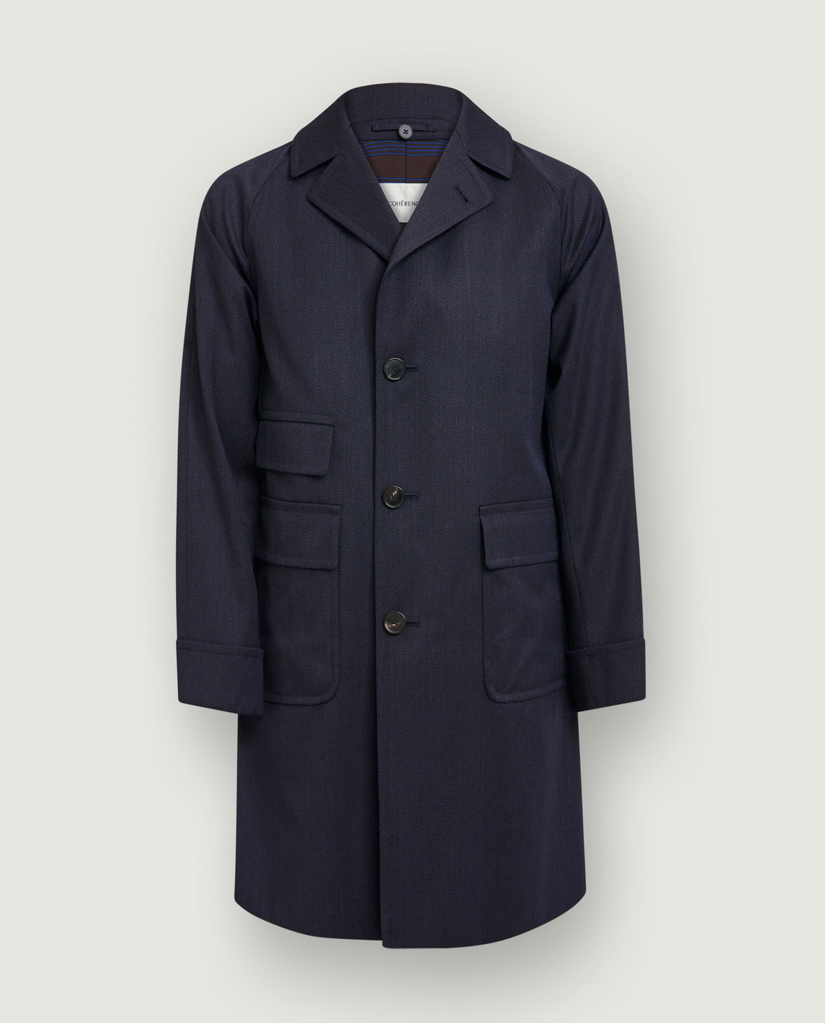 Corb 2 Twill Overjas - Donkerblauw