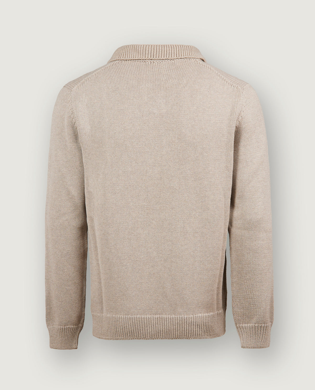 Polo Kraag Trui - Lichtbruin