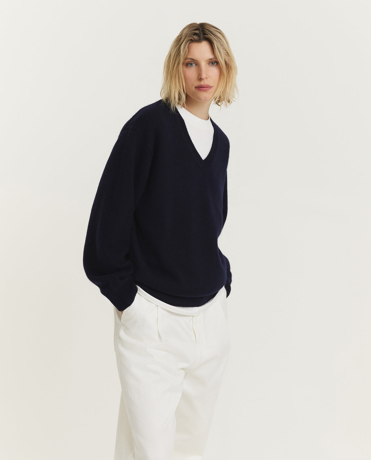 Cashmere V-Neck Sweater