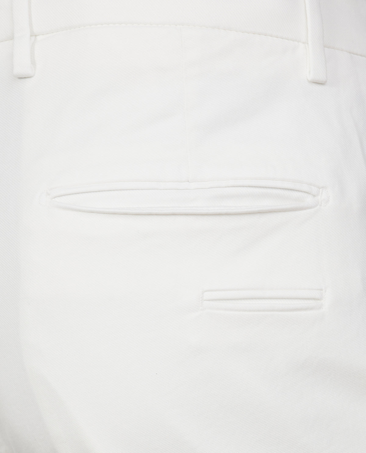 Katoenen Twill Chino - Wit