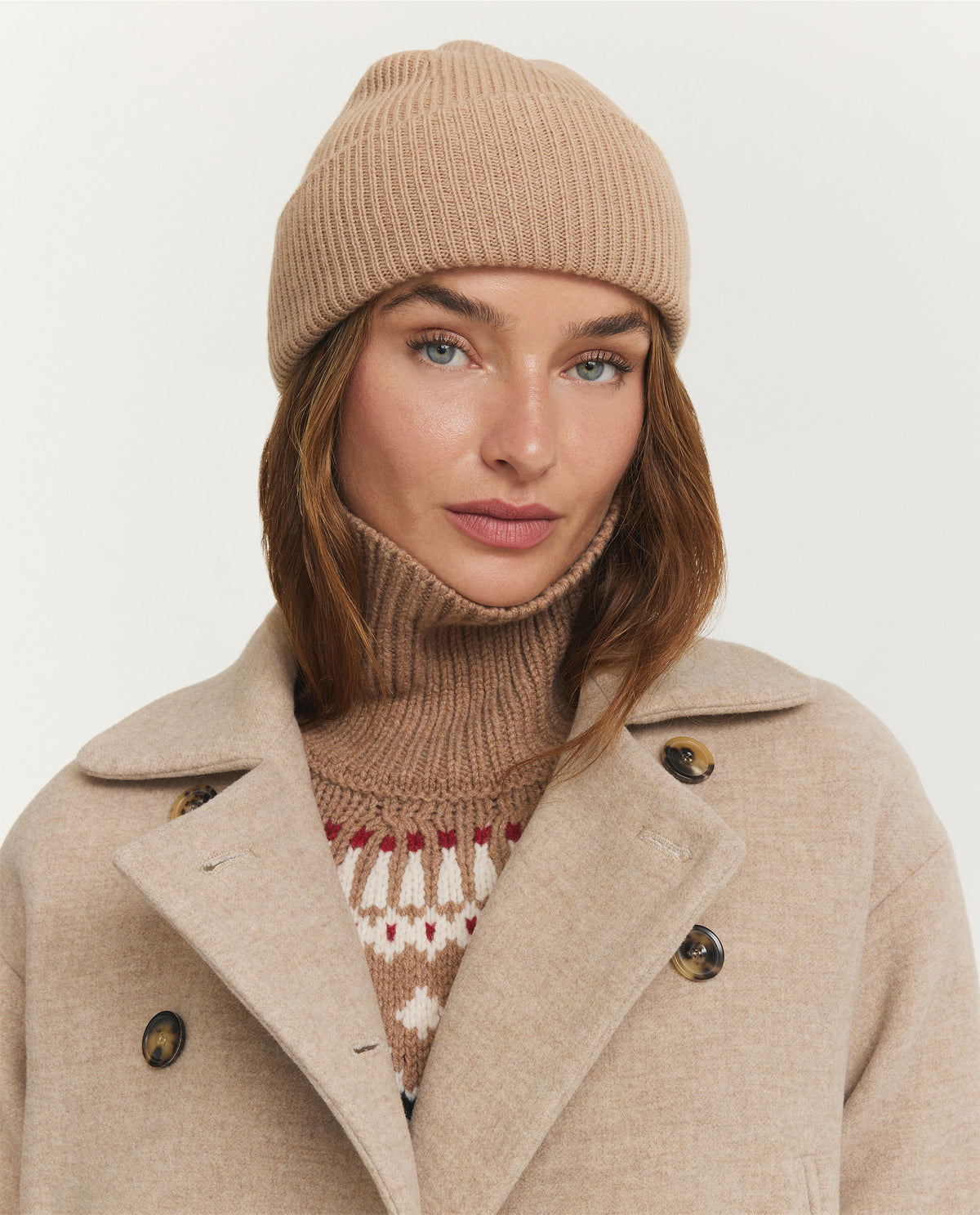 Double-Breasted Wool Coat