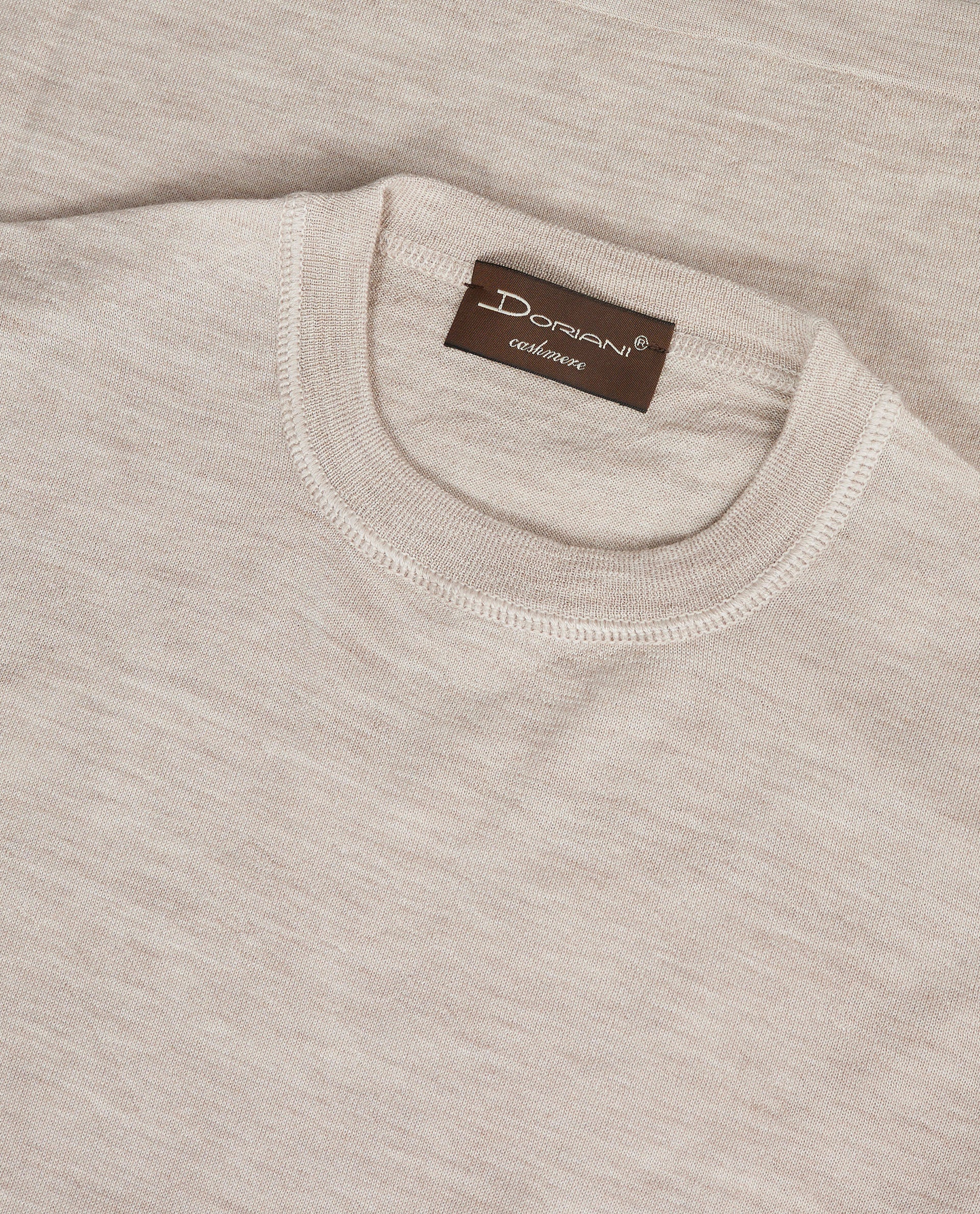 Ronde Hals Trui - Lichtbruin