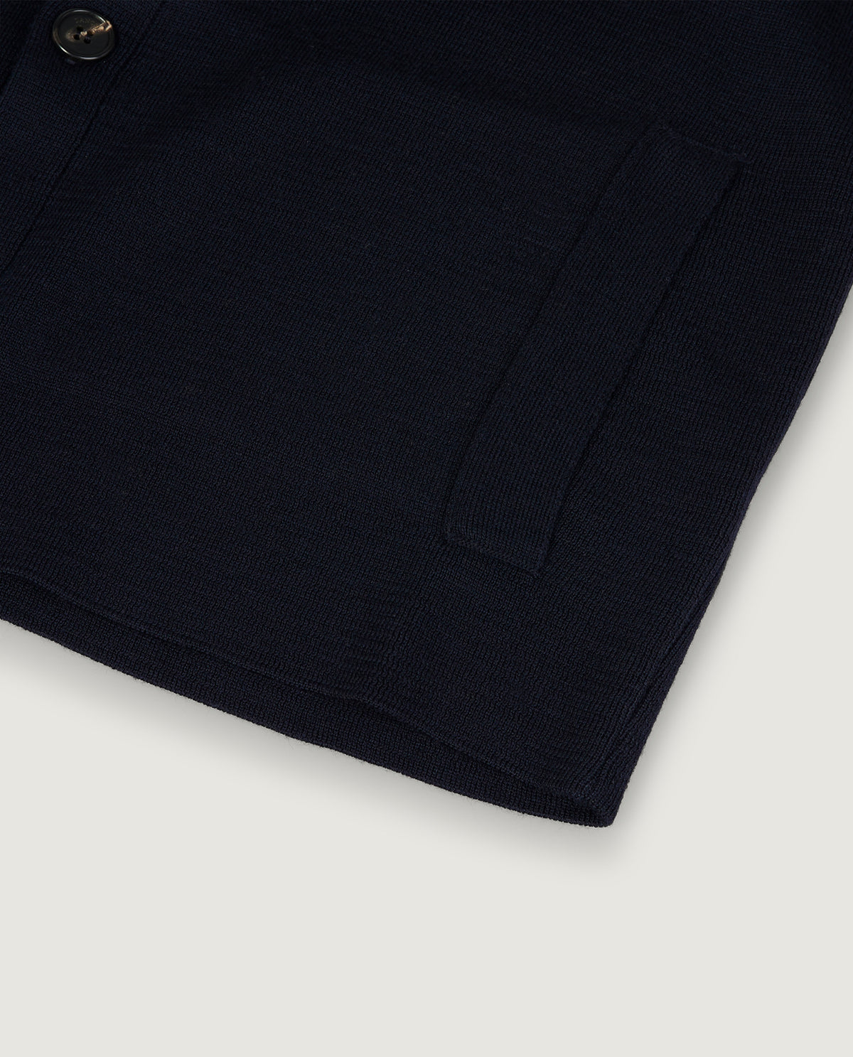 Wollen Vest - Donkerblauw