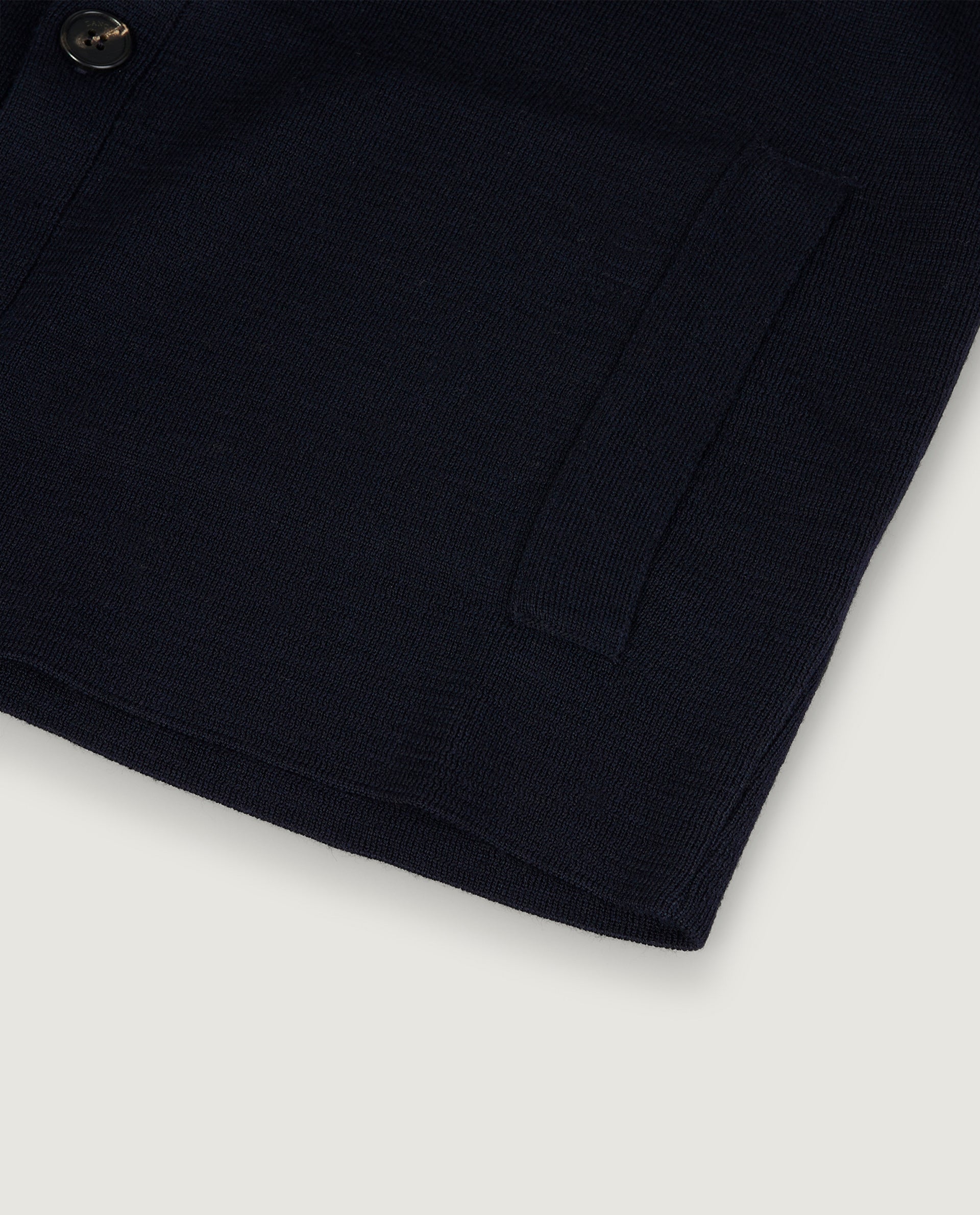 Wollen Vest - Donkerblauw