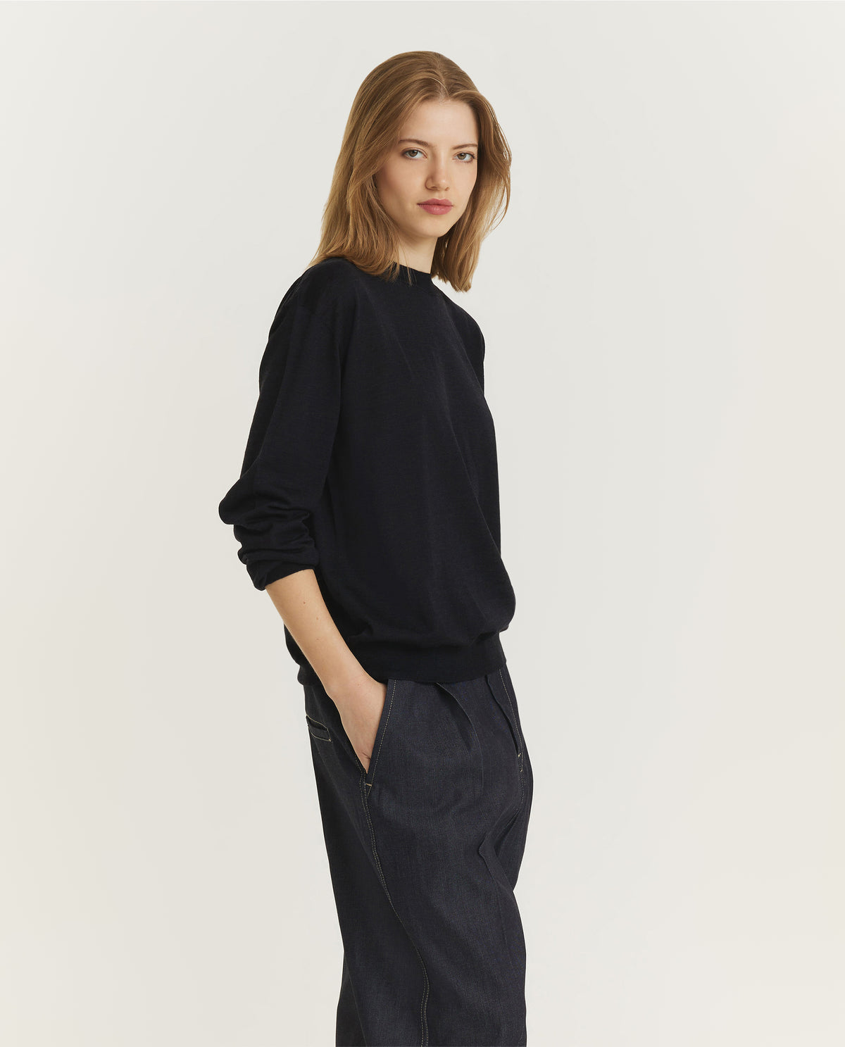 Wool Crew Neck Sweater