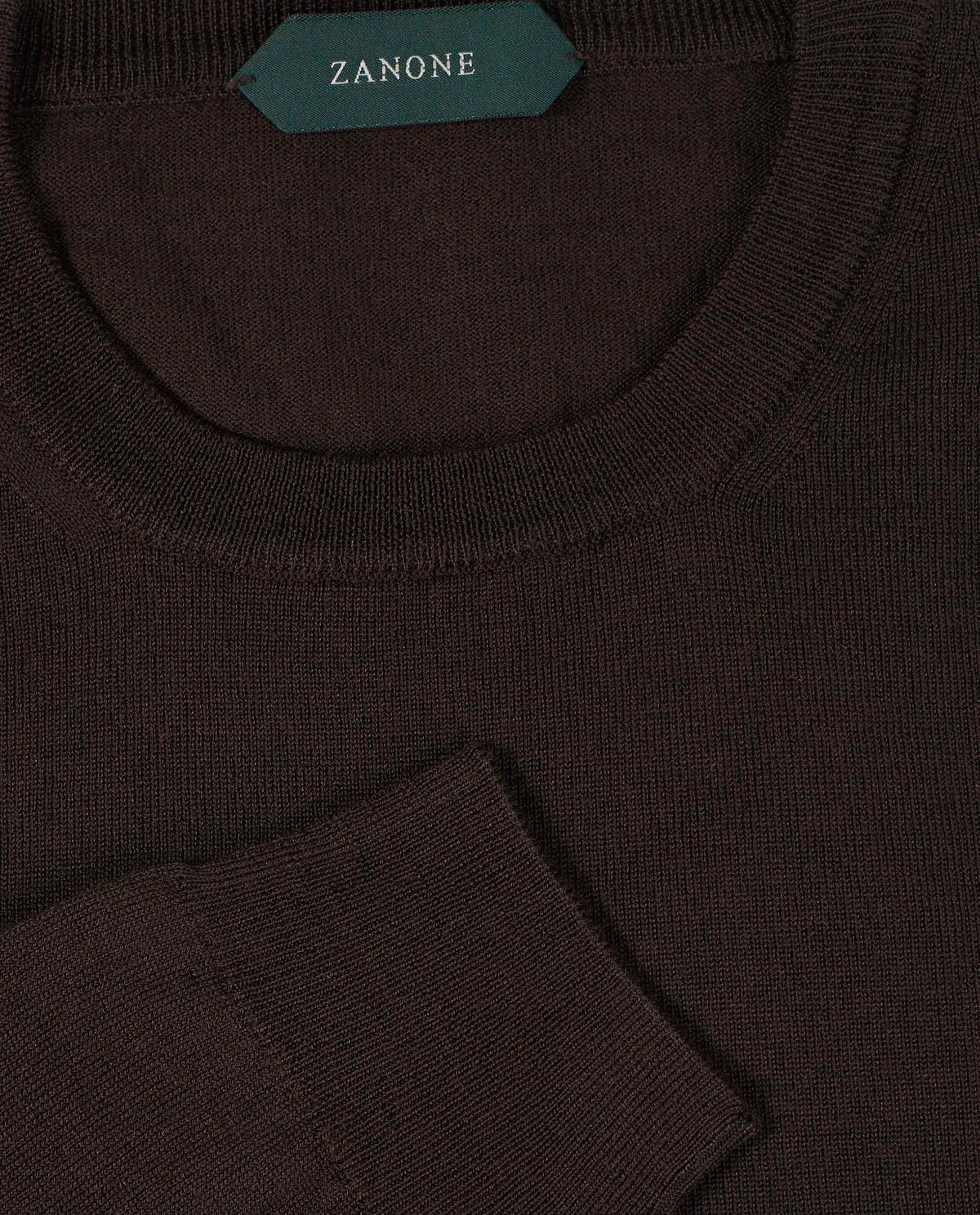 Ronde Hals Trui - Bruin