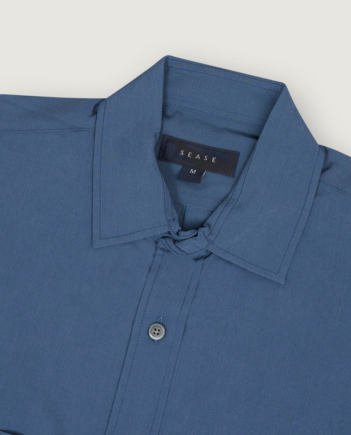 Zijden Worker Shirt - Blauw