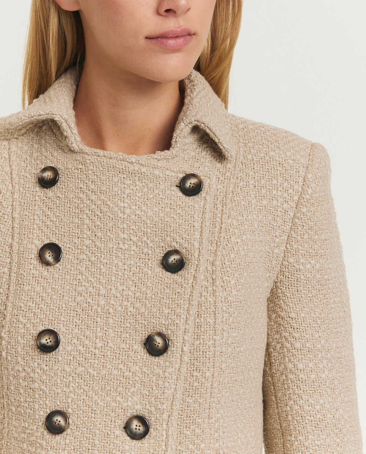 Double breasted blazer - Grijs