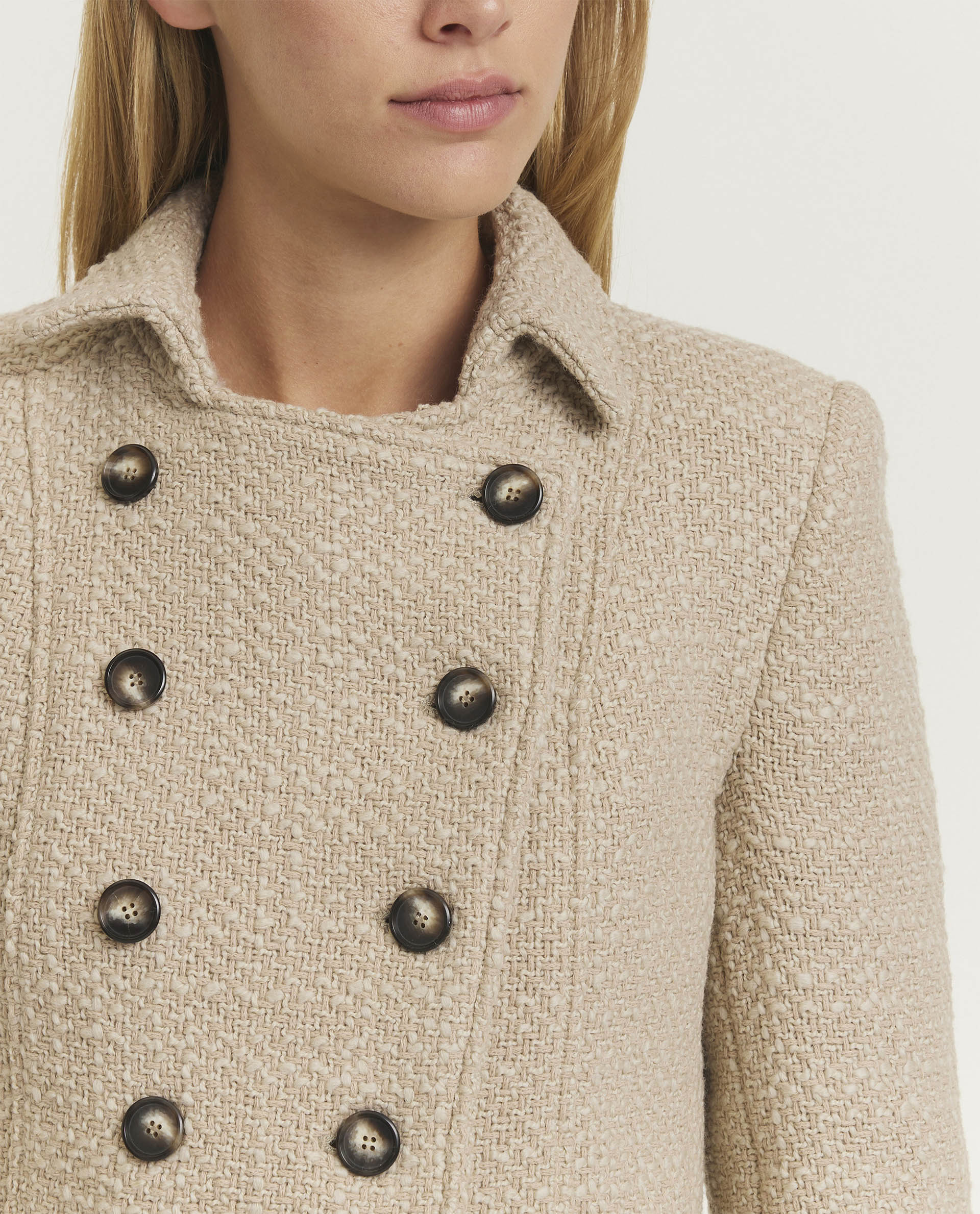 Double breasted blazer - Grijs