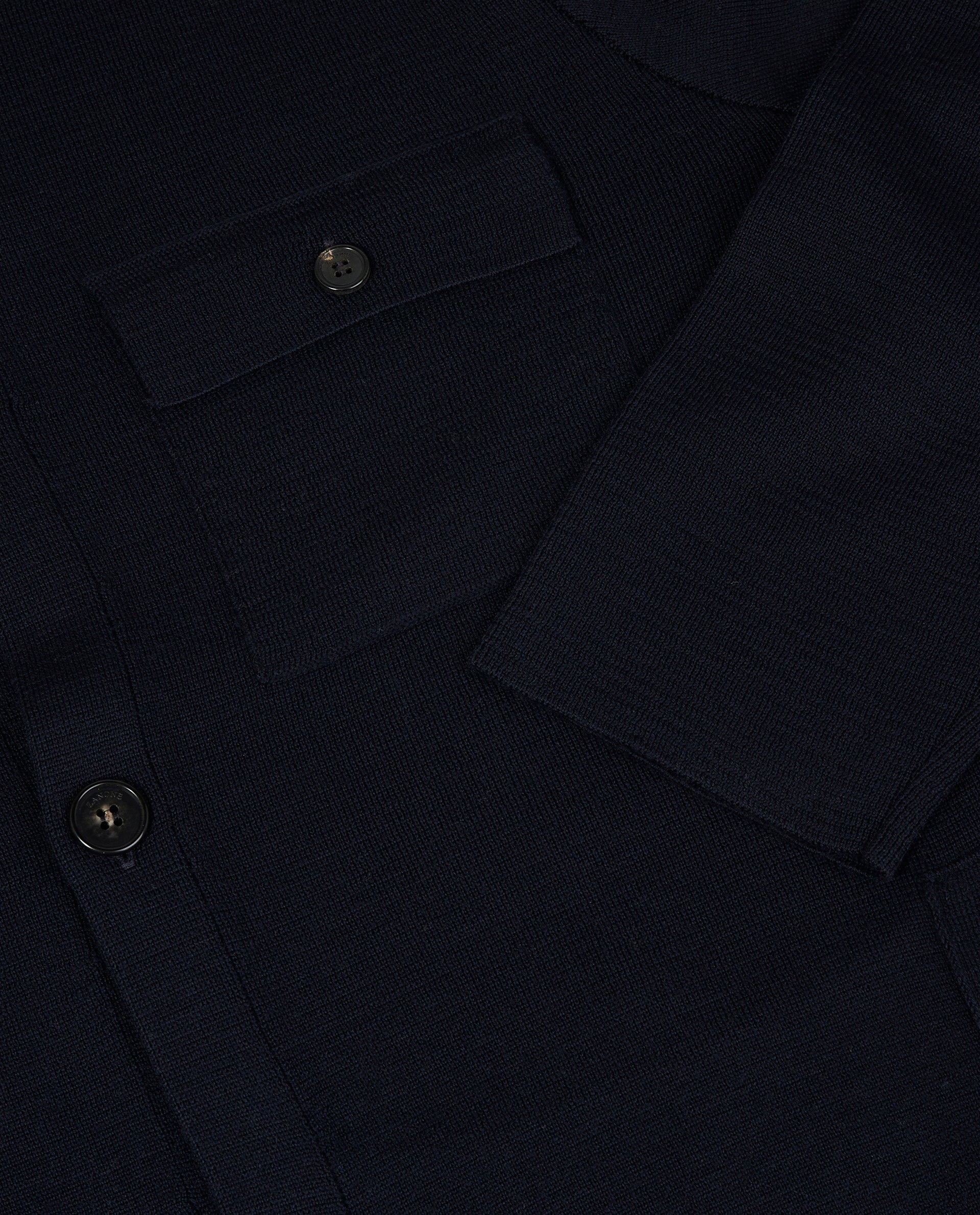 Wollen Vest - Donkerblauw