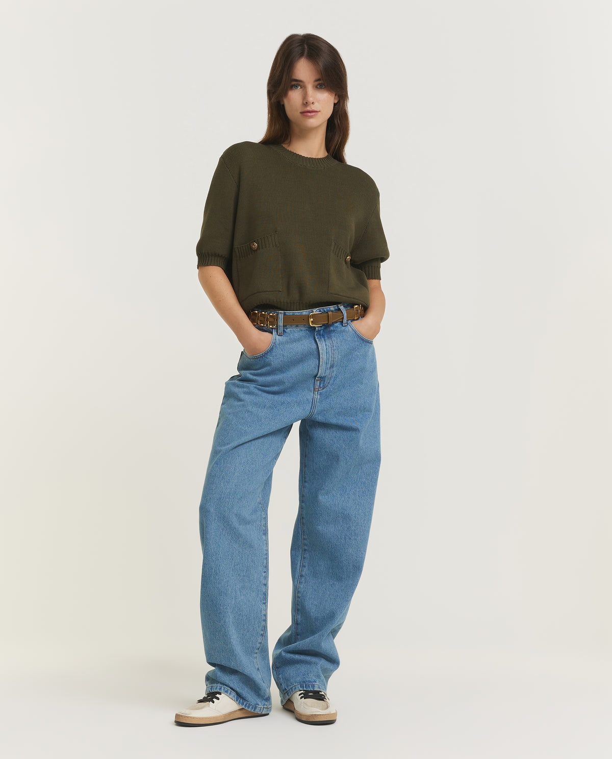 Short-Sleeved Sweater