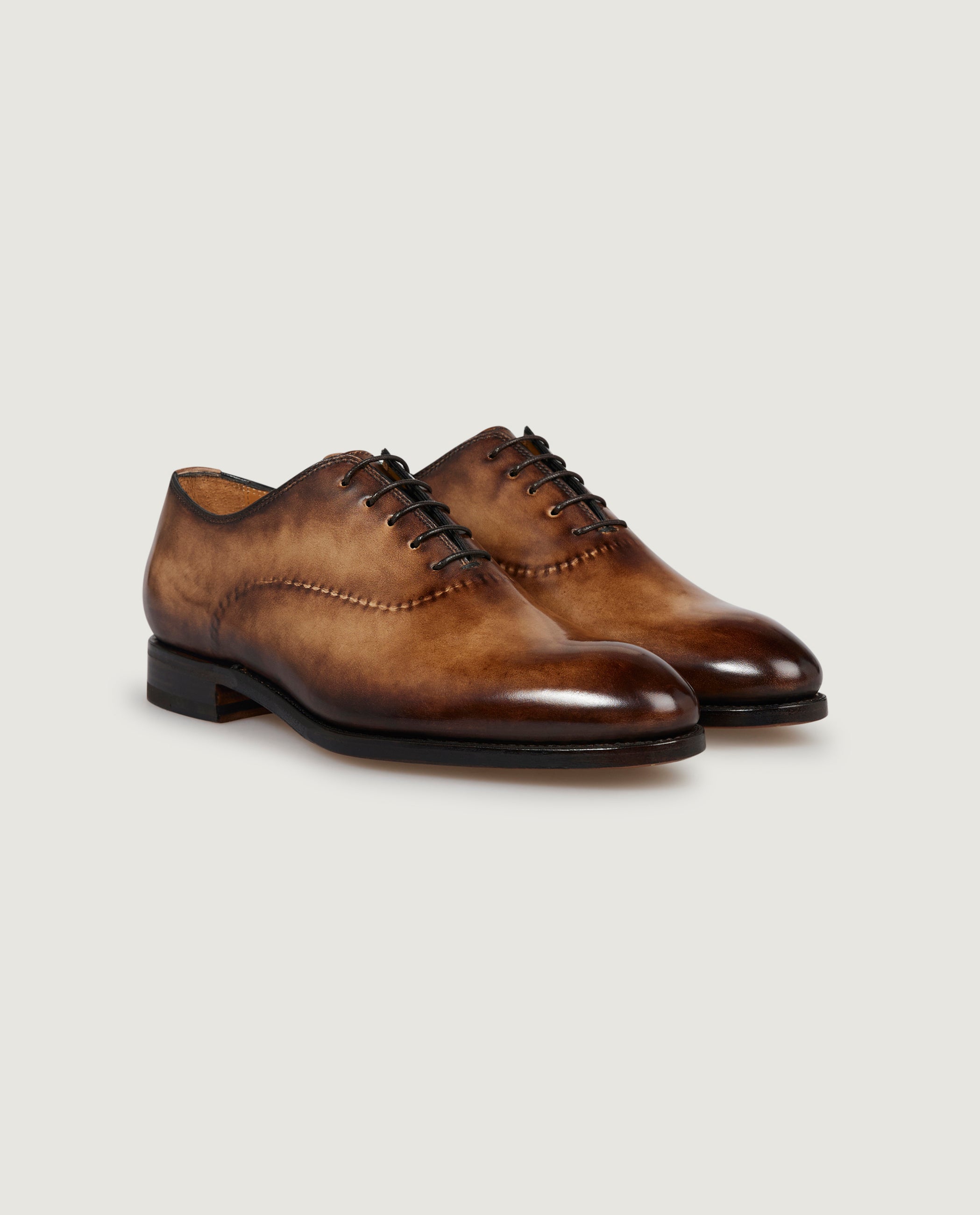 Reversed Stiched Oxfords - Bruin
