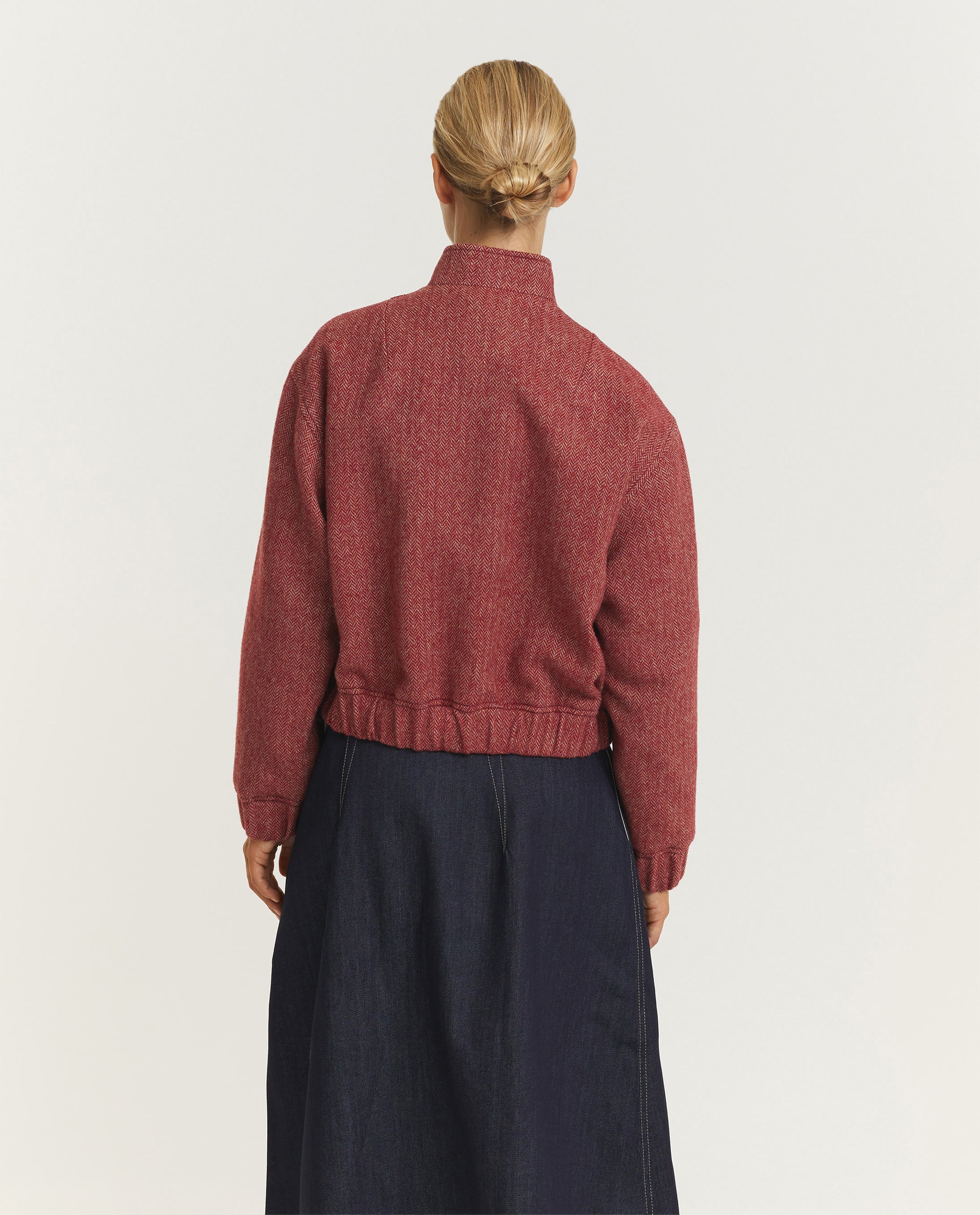 Wollen Bomberjack - Rood