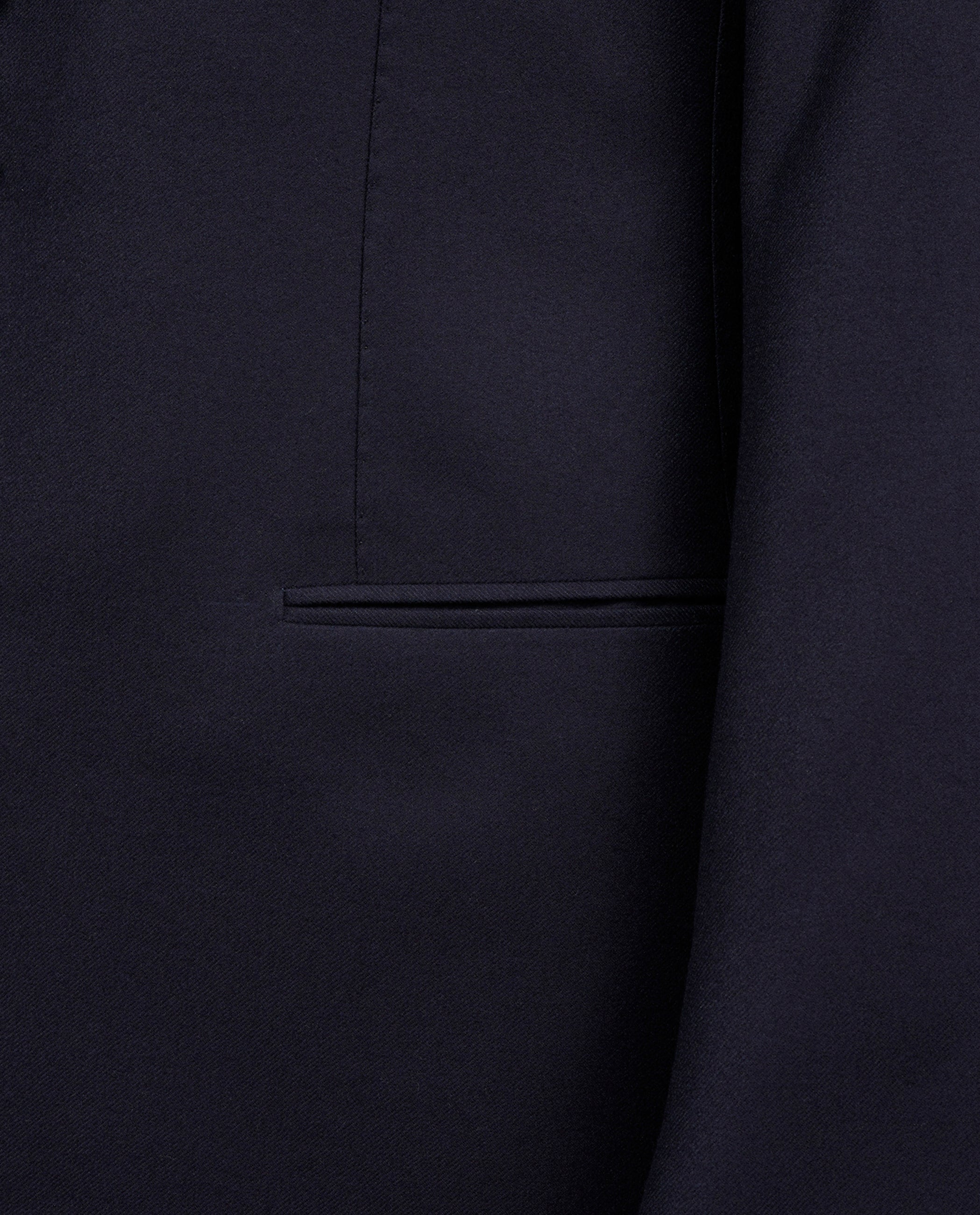 Handgemaakt Flannel 2-delig Pak - Donkerblauw