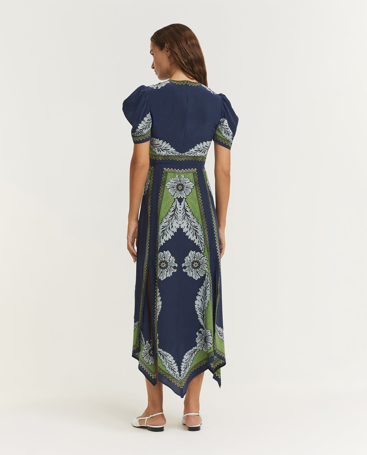 Silk Cherie Scarf Dress