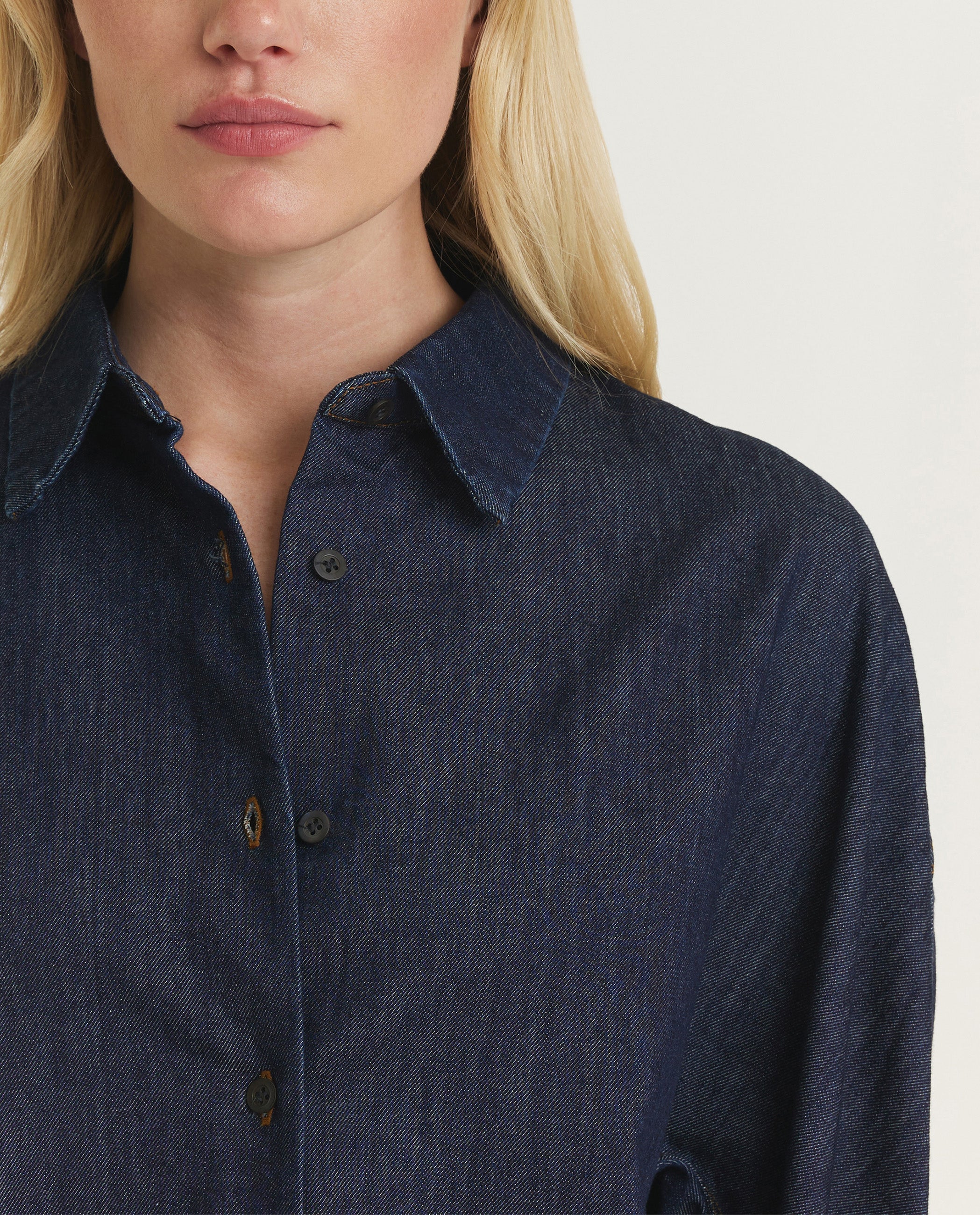 Denim Cocoon Shirt