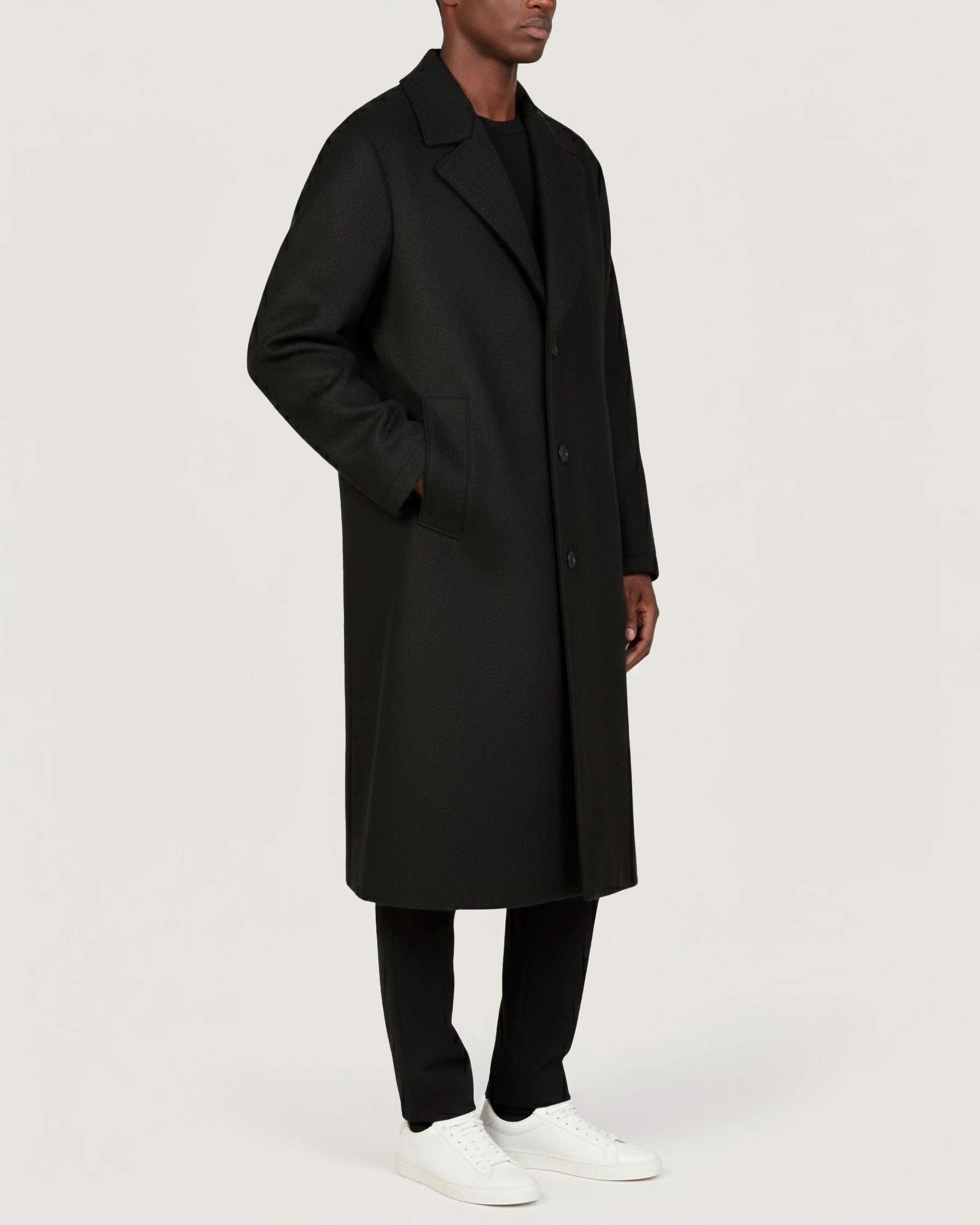 Pressed Wool Greatcoat