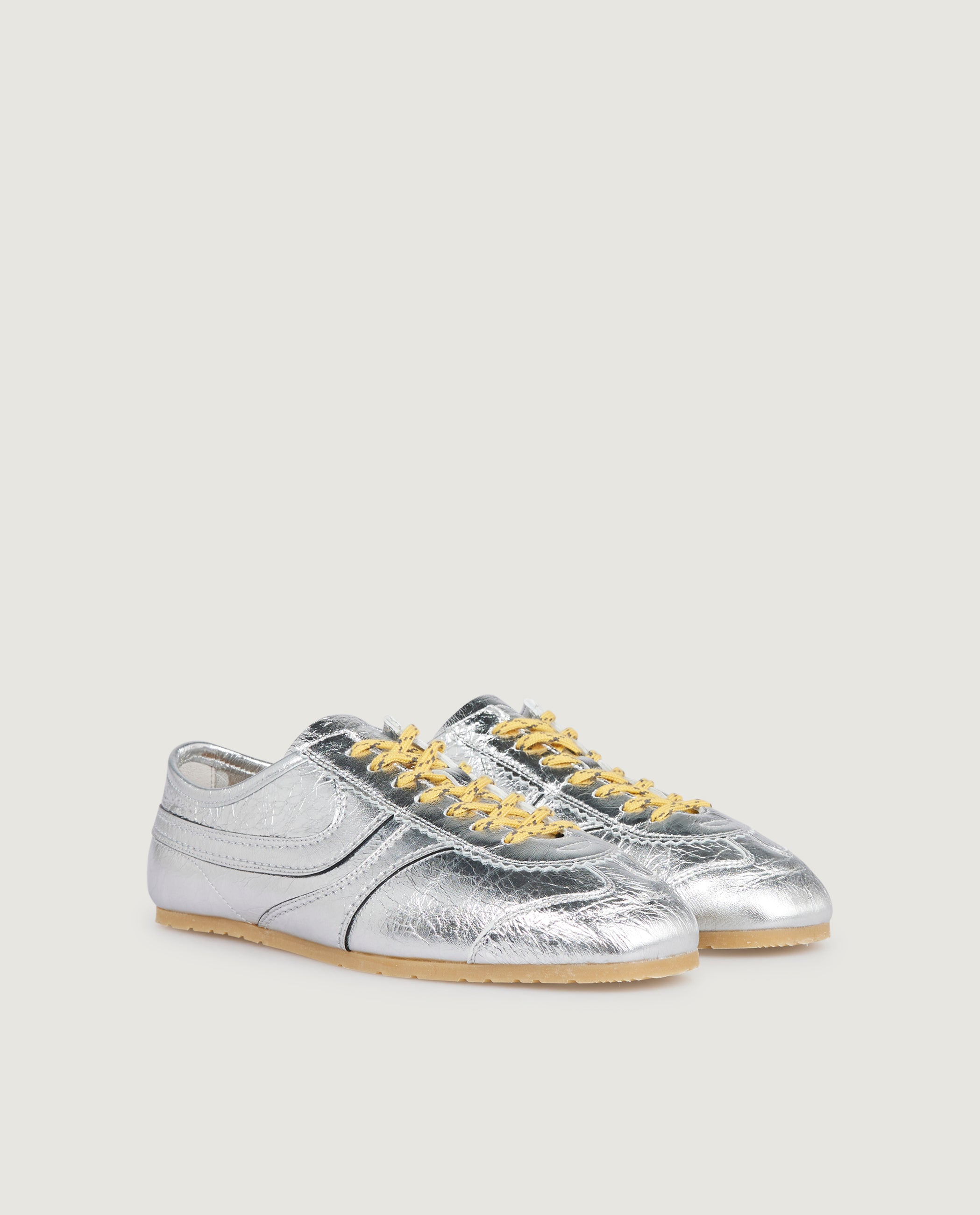 Metallic Sneakers - Zilver