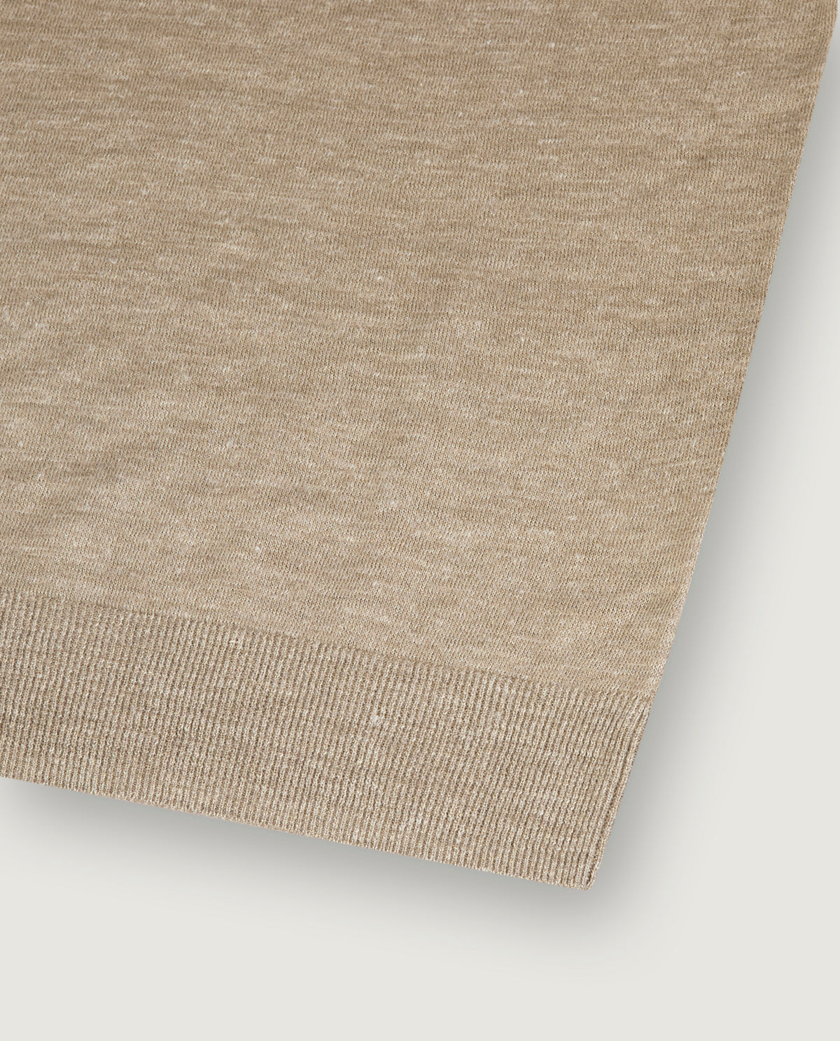 Cashmere Mix Polo - Lichtbruin