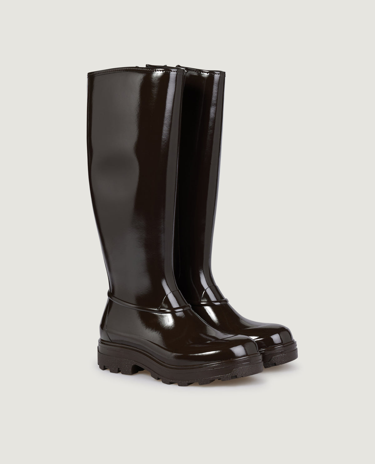 Tijntje Glanzende Laarzen - Bruin