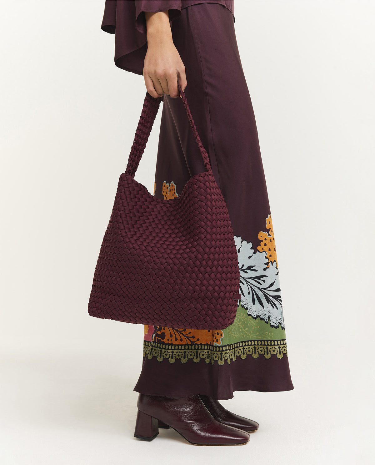 Nomad Medium Hobo Tas - Rood