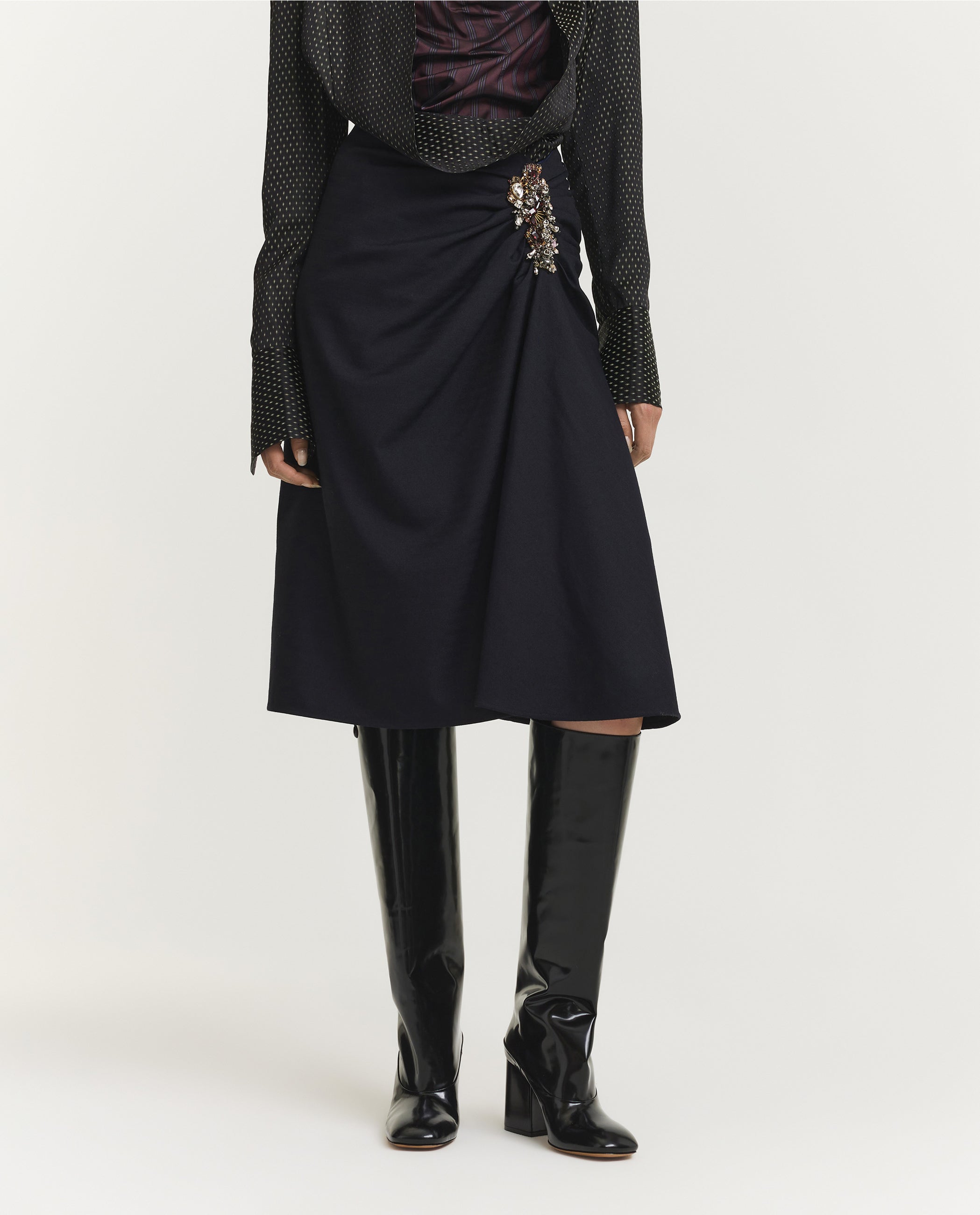 Sovora Wool Skirt