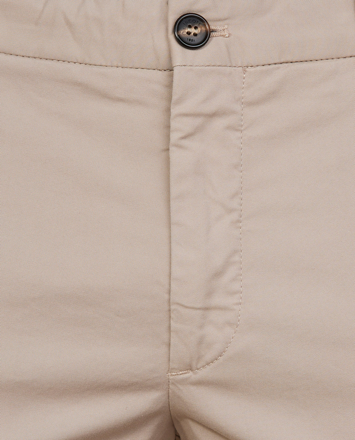 Katoenen Chino - Lichtbruin