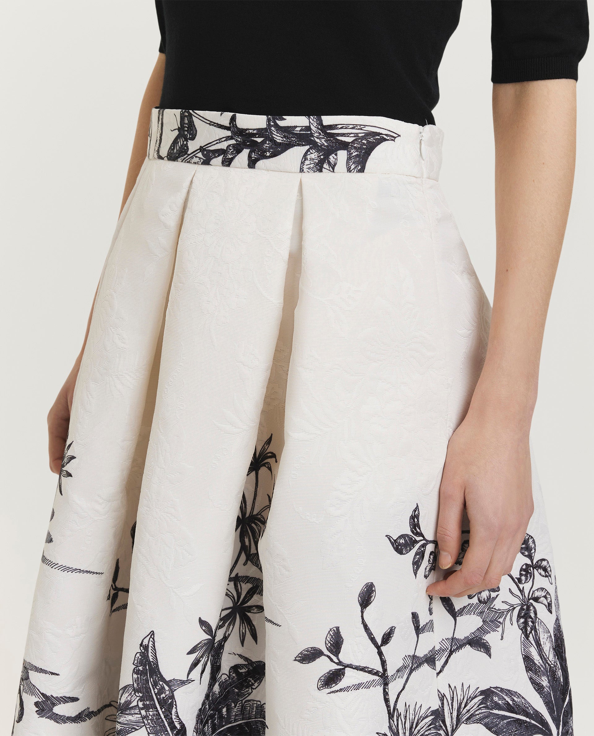 A-line Midi Skirt