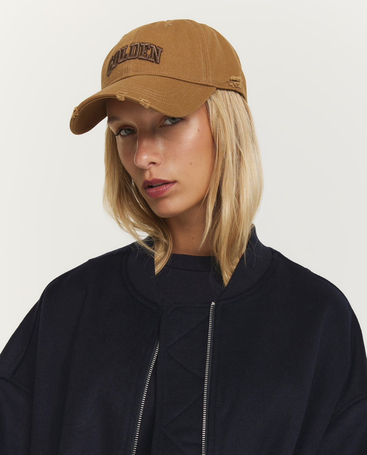 Pearl Wool Bomber Jacket