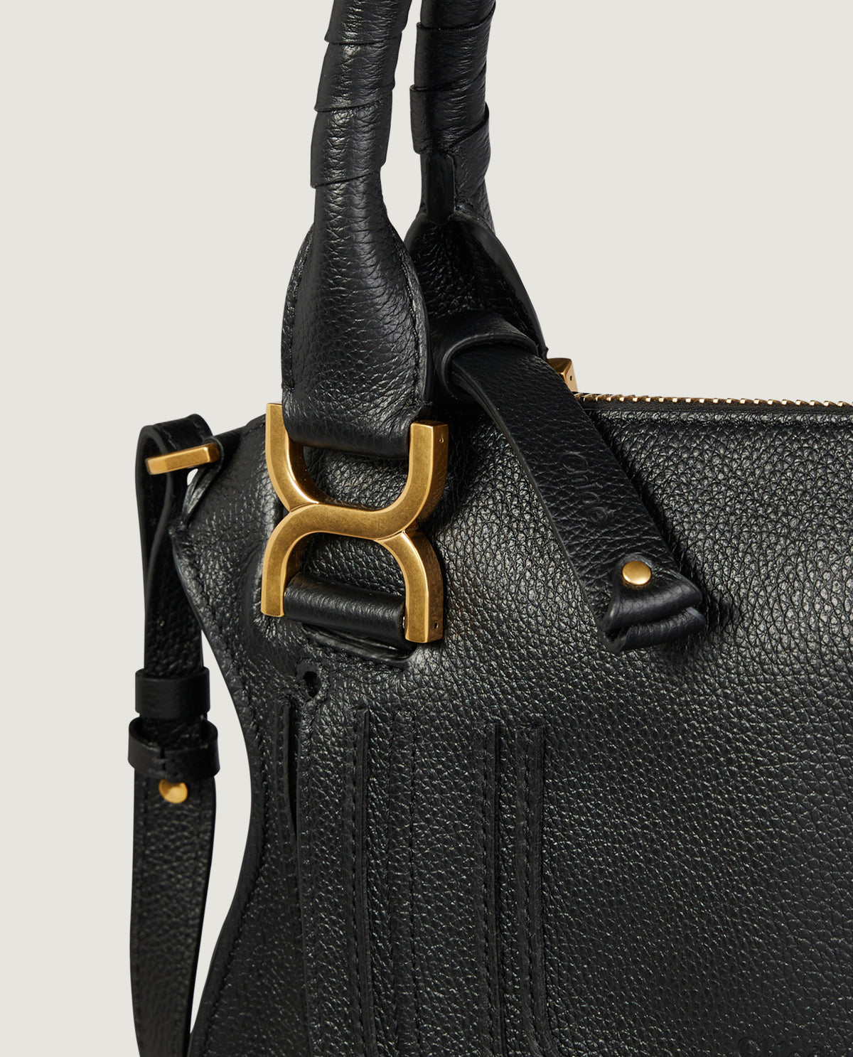 Small Marcie Double Bag - Zwart