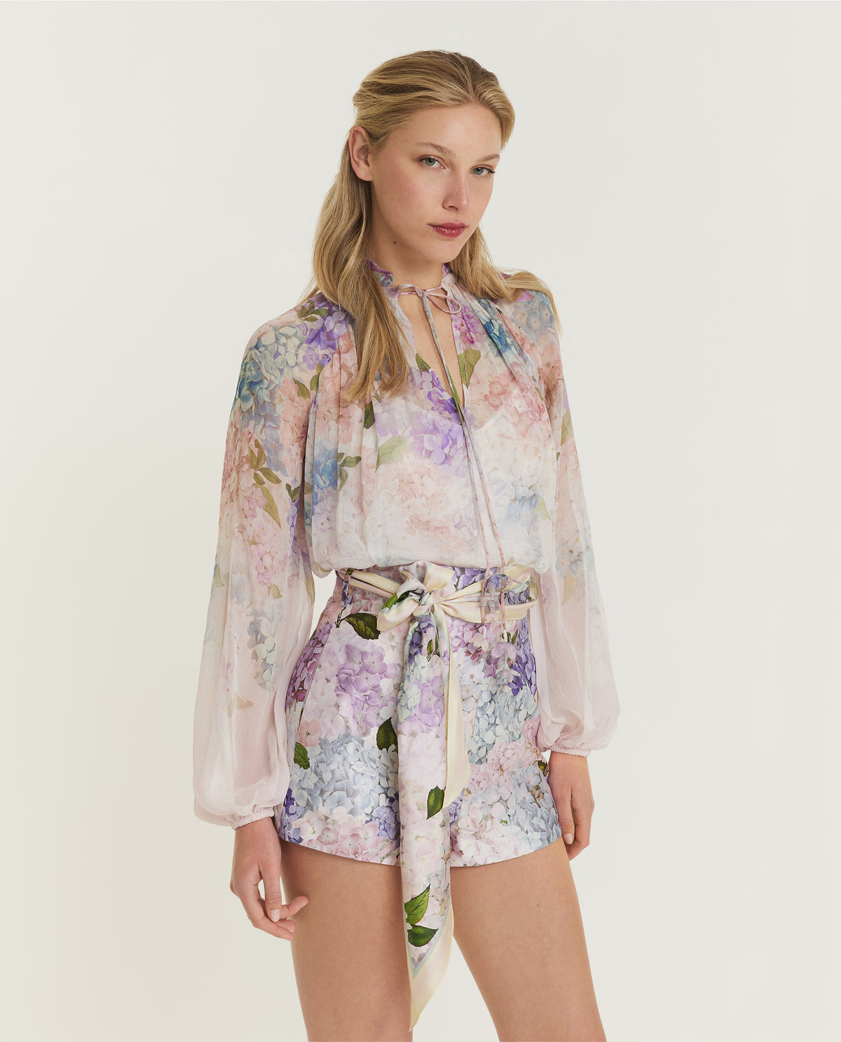 Floral Blouse - Roze