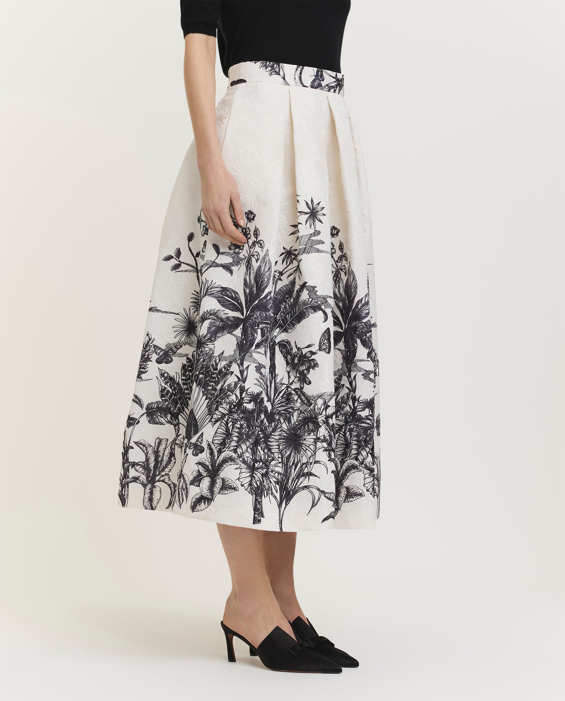 A-line Midi Skirt