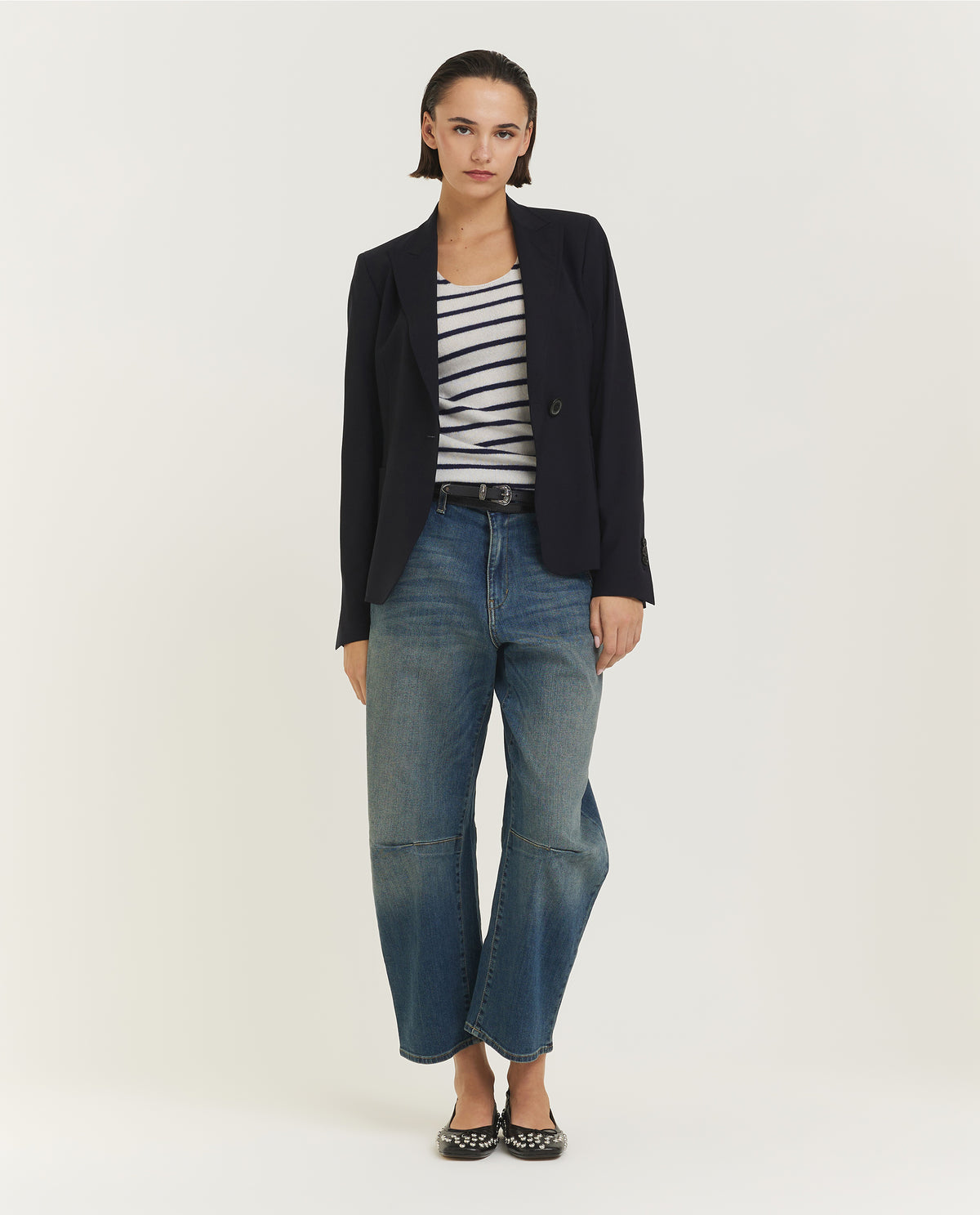 Comfort-Wollen Blazer
- Blauw