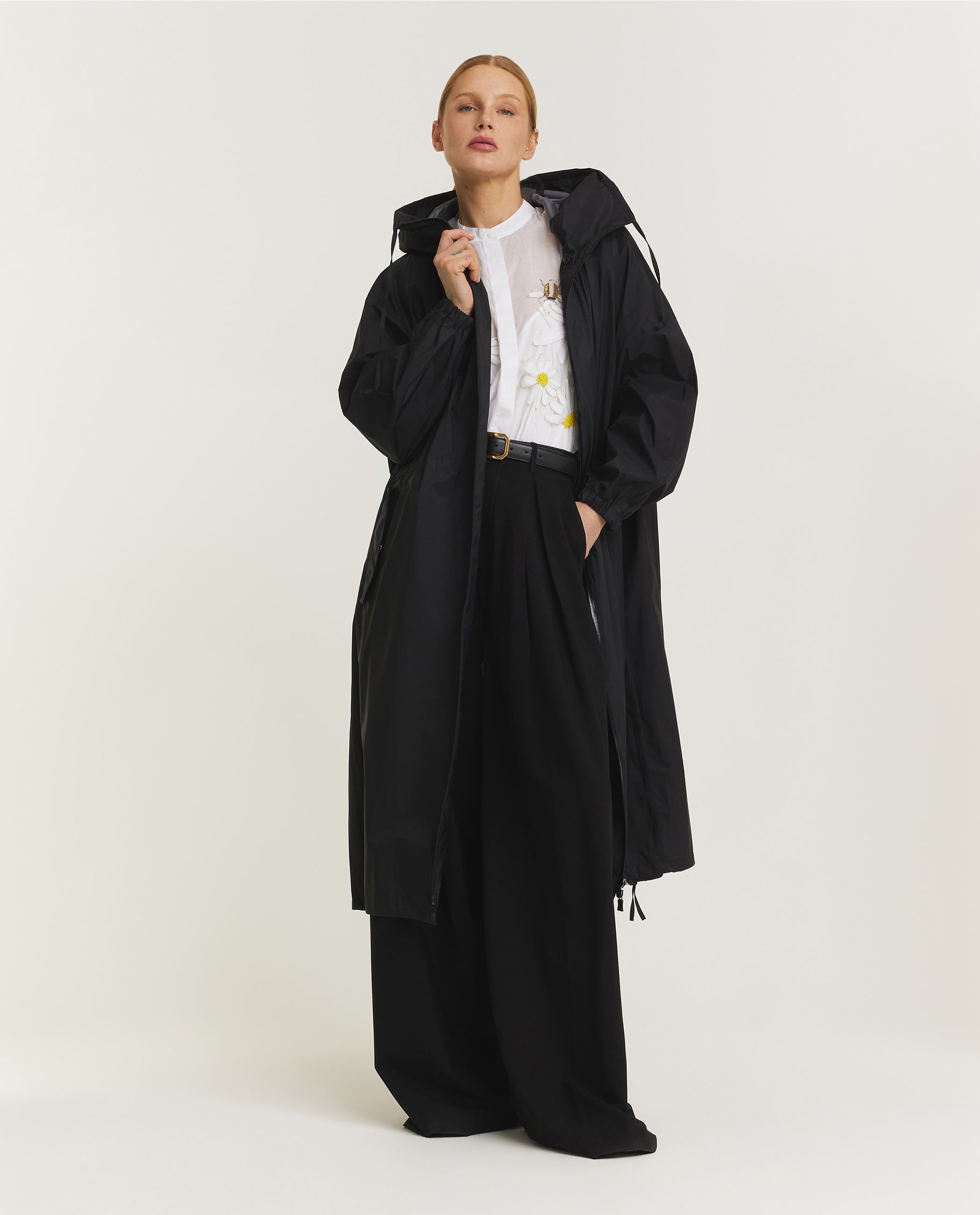 Wide Pleated Trousers