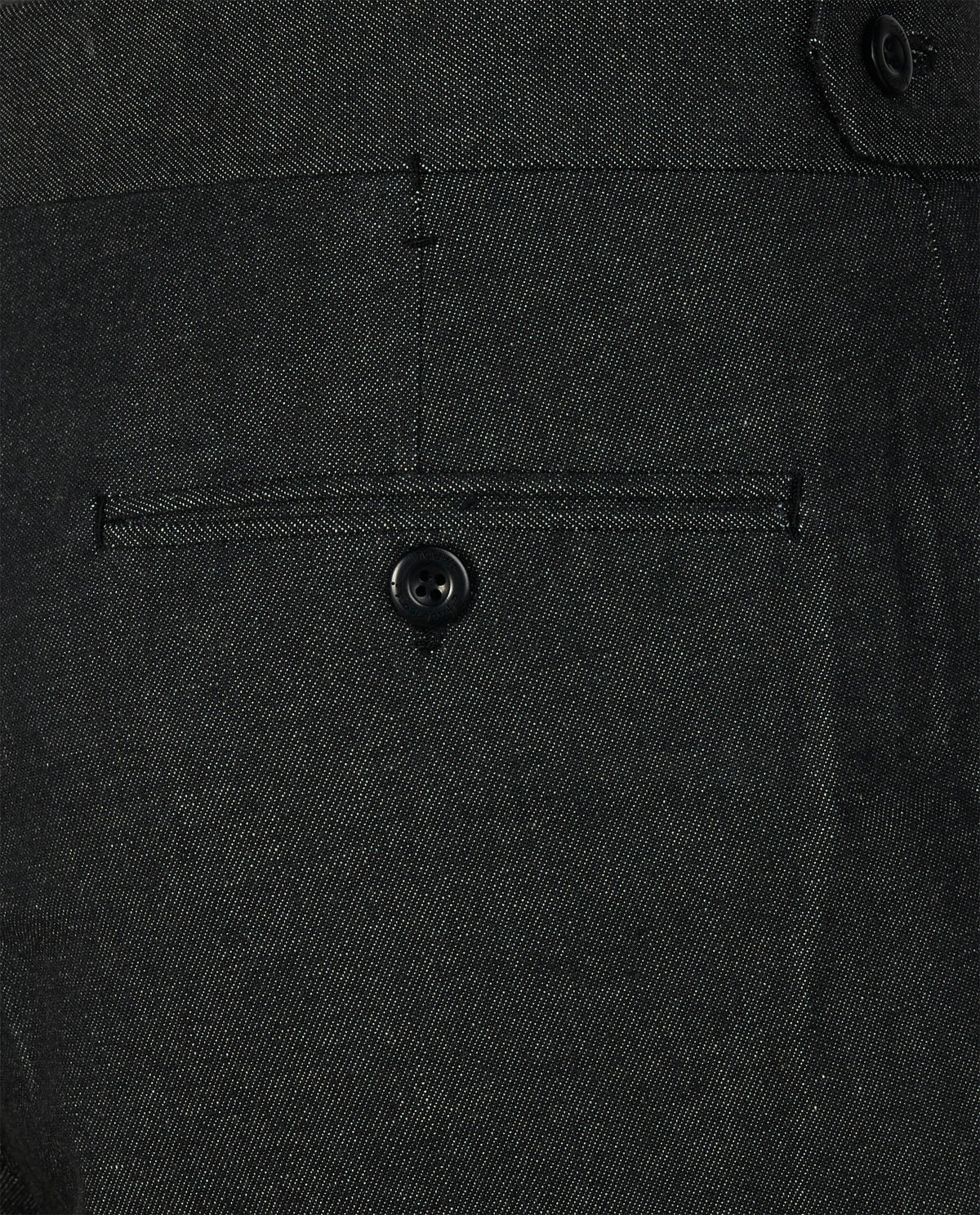 Twill Katoenen Broek - Zwart