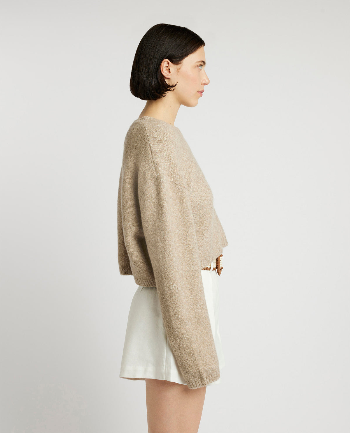 Cashmere trui - Lichtbruin