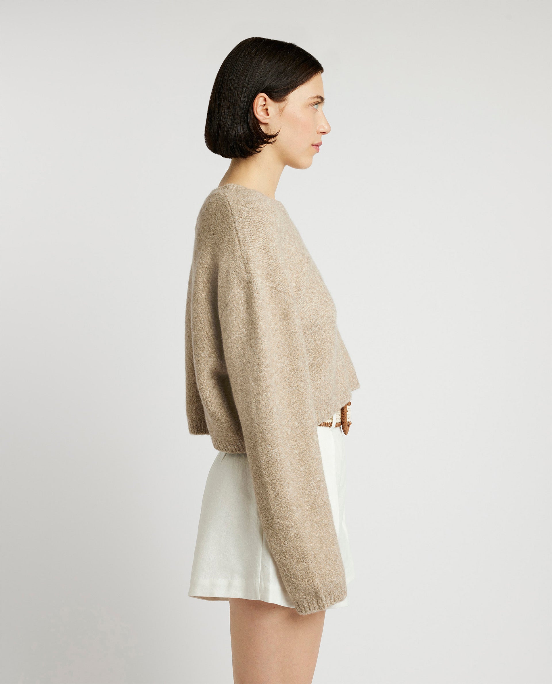 Cashmere trui - Lichtbruin