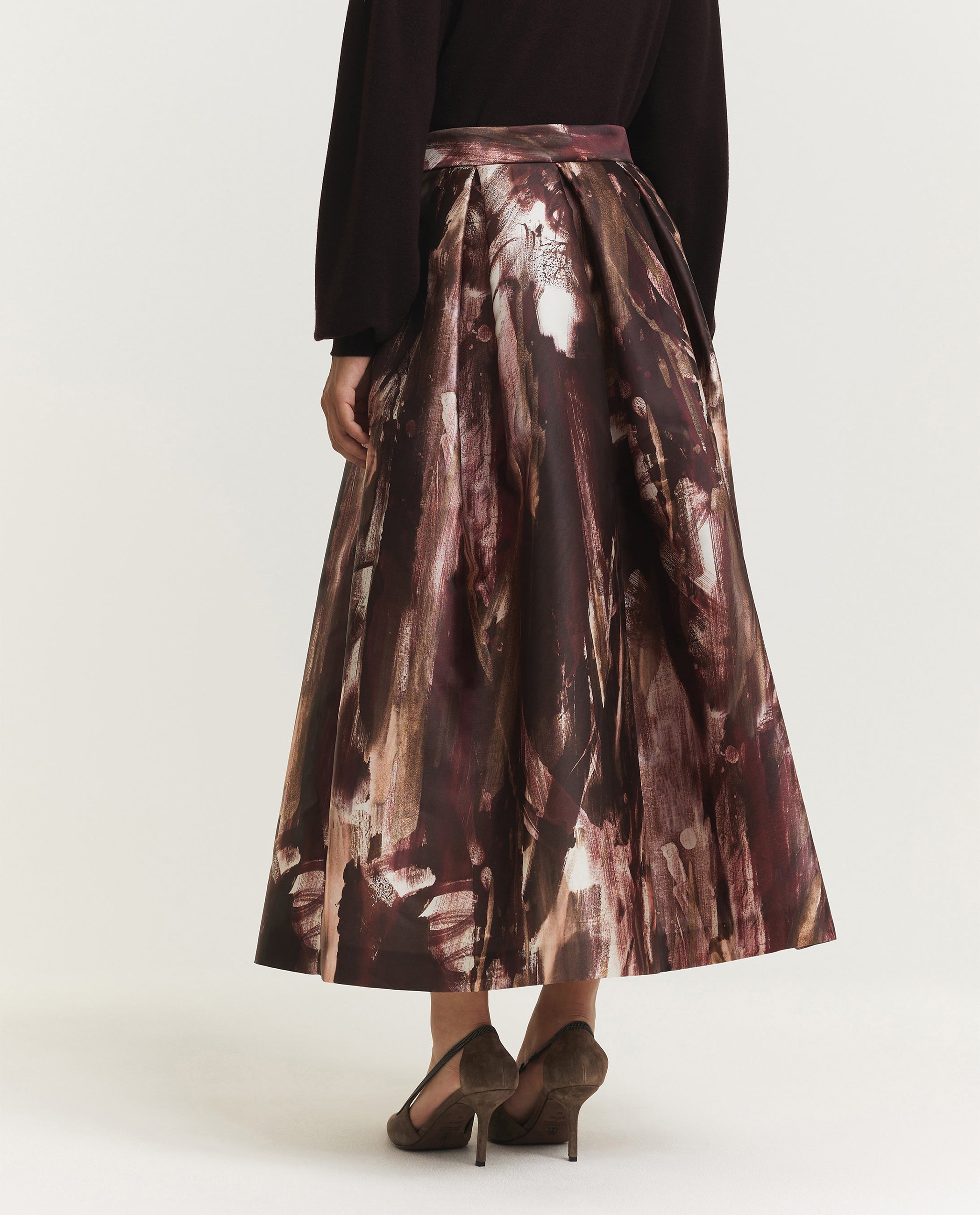A-Line Midi Skirt