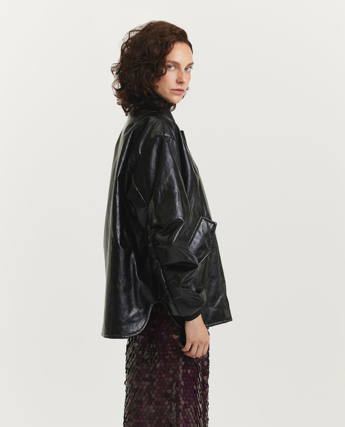 Padded bomber jacket