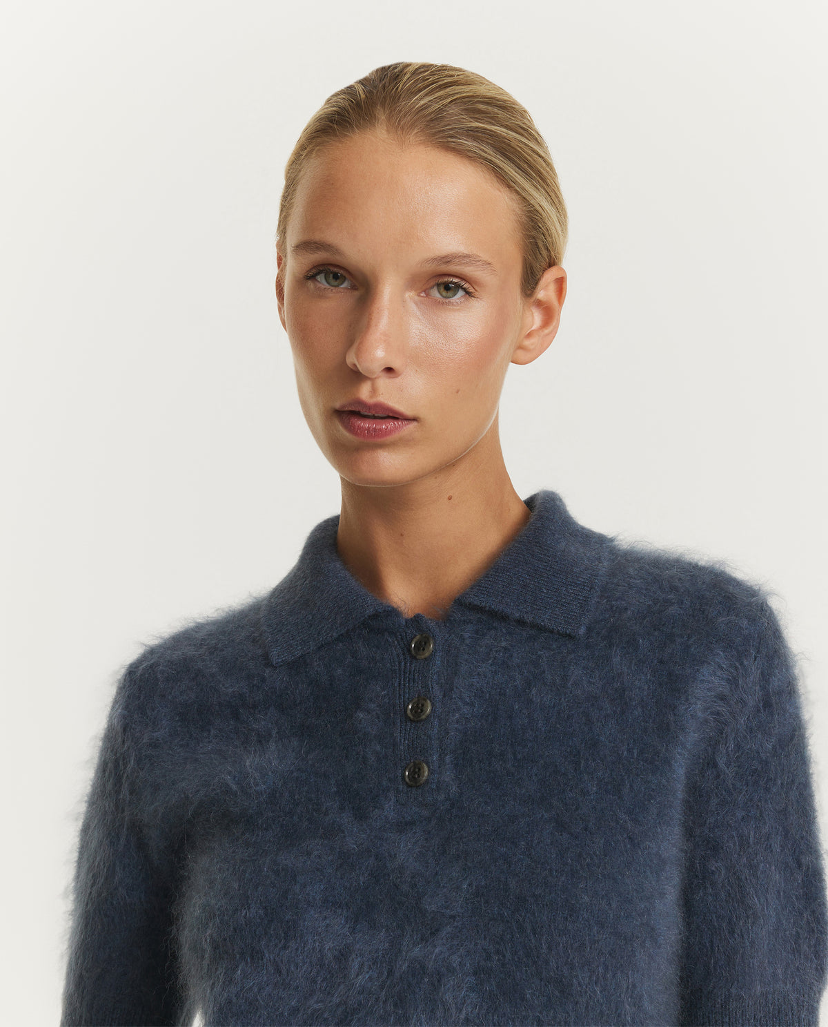 Carolyn Cashmere Top - Blauw