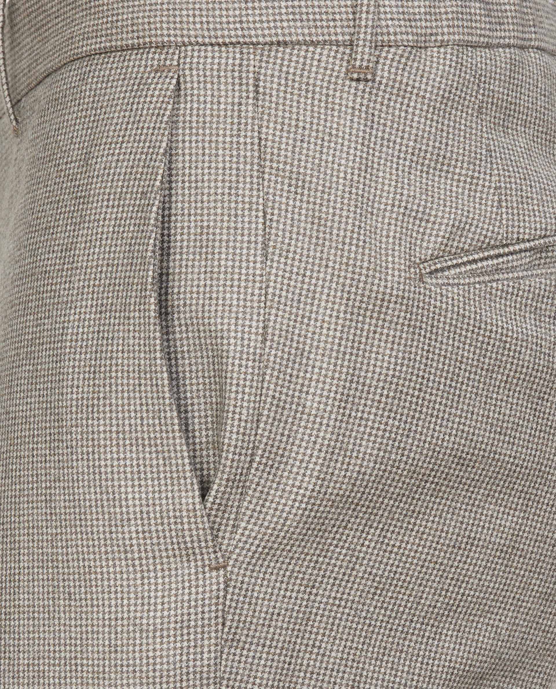 Houndstooth Broek - Lichtbruin