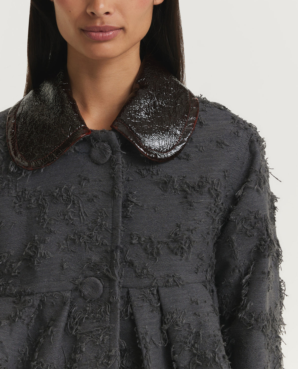 Destructed Jacquard Jacket