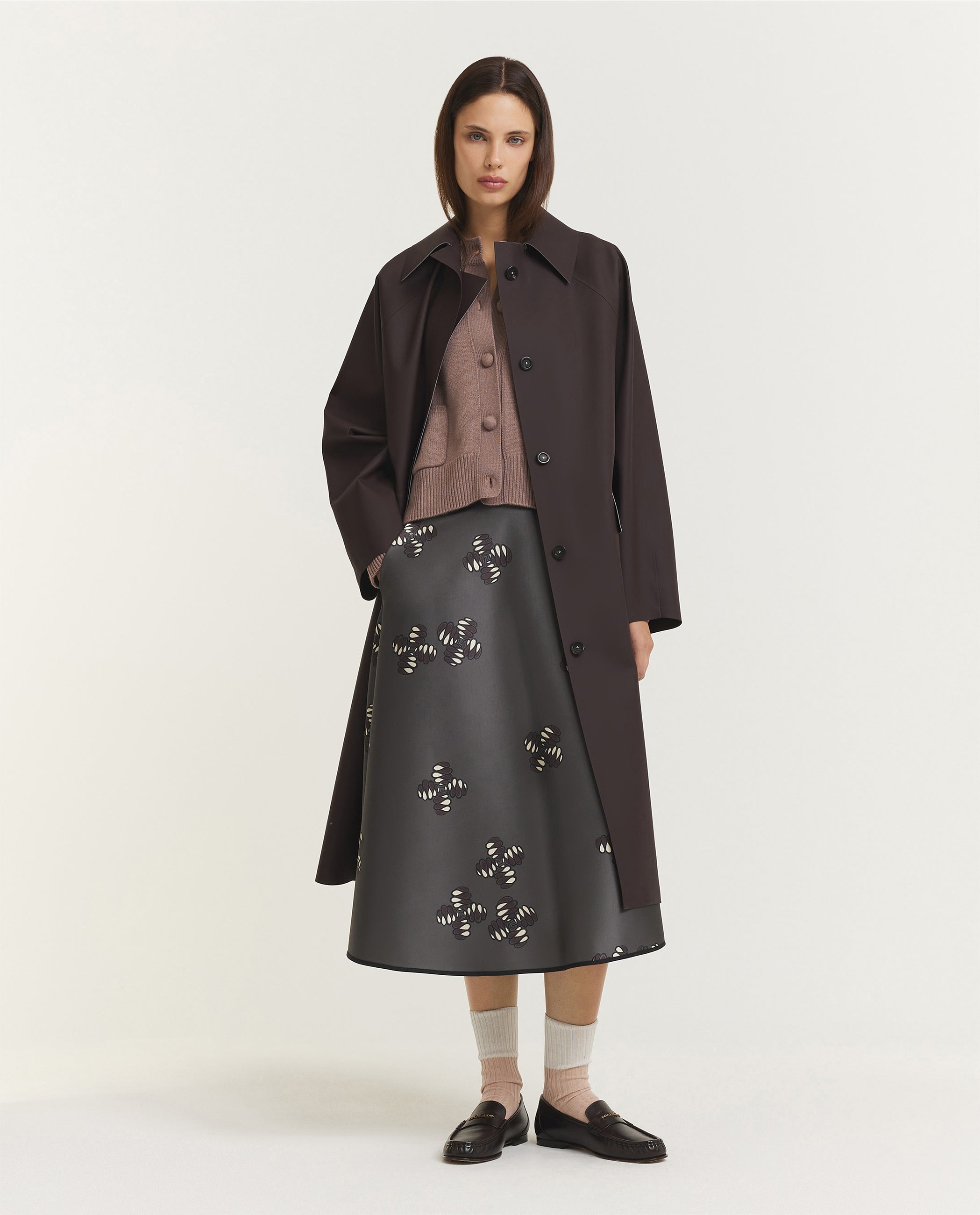 Wool Cashmere Cropped Cardigan