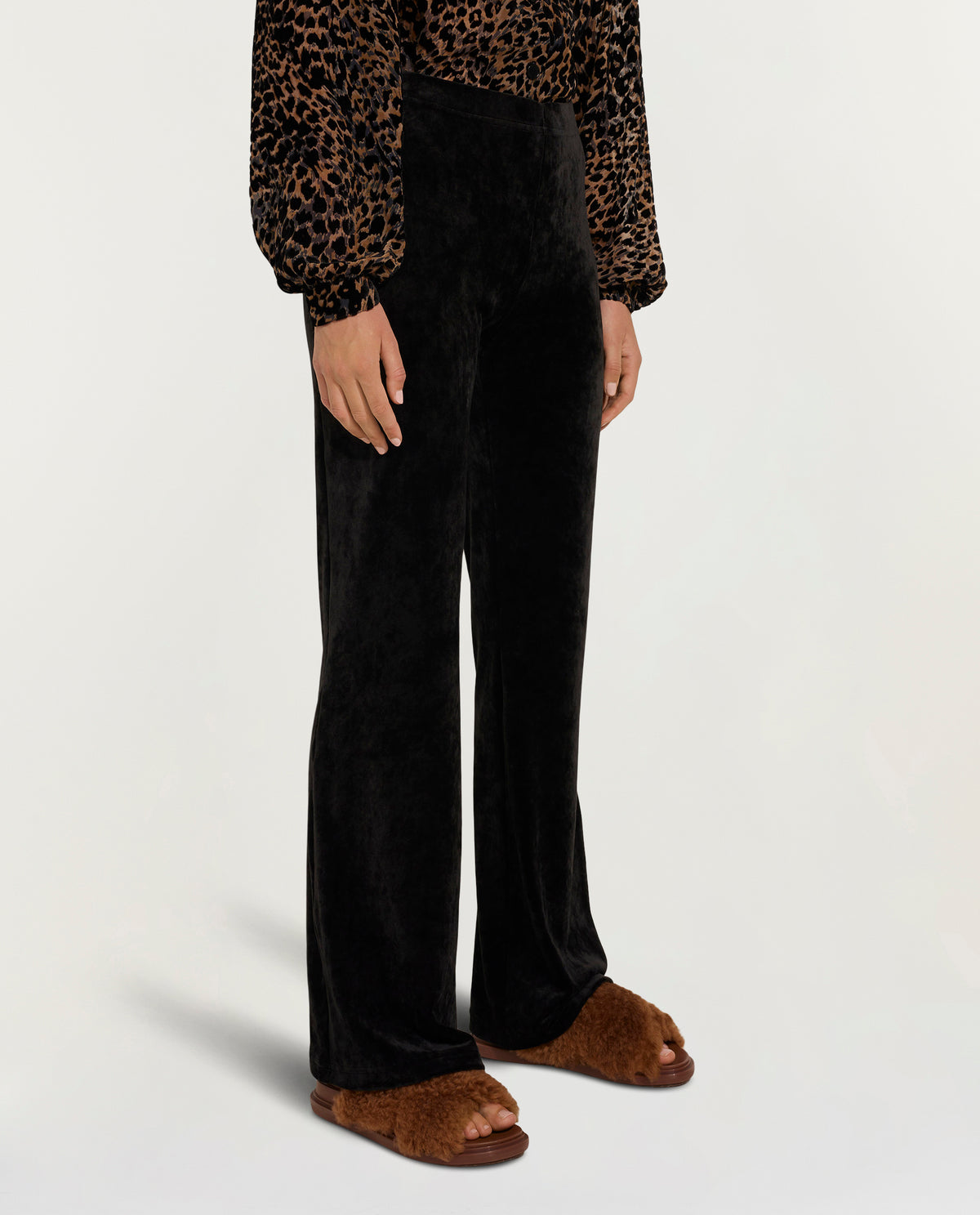 Velvet Flared Jogger