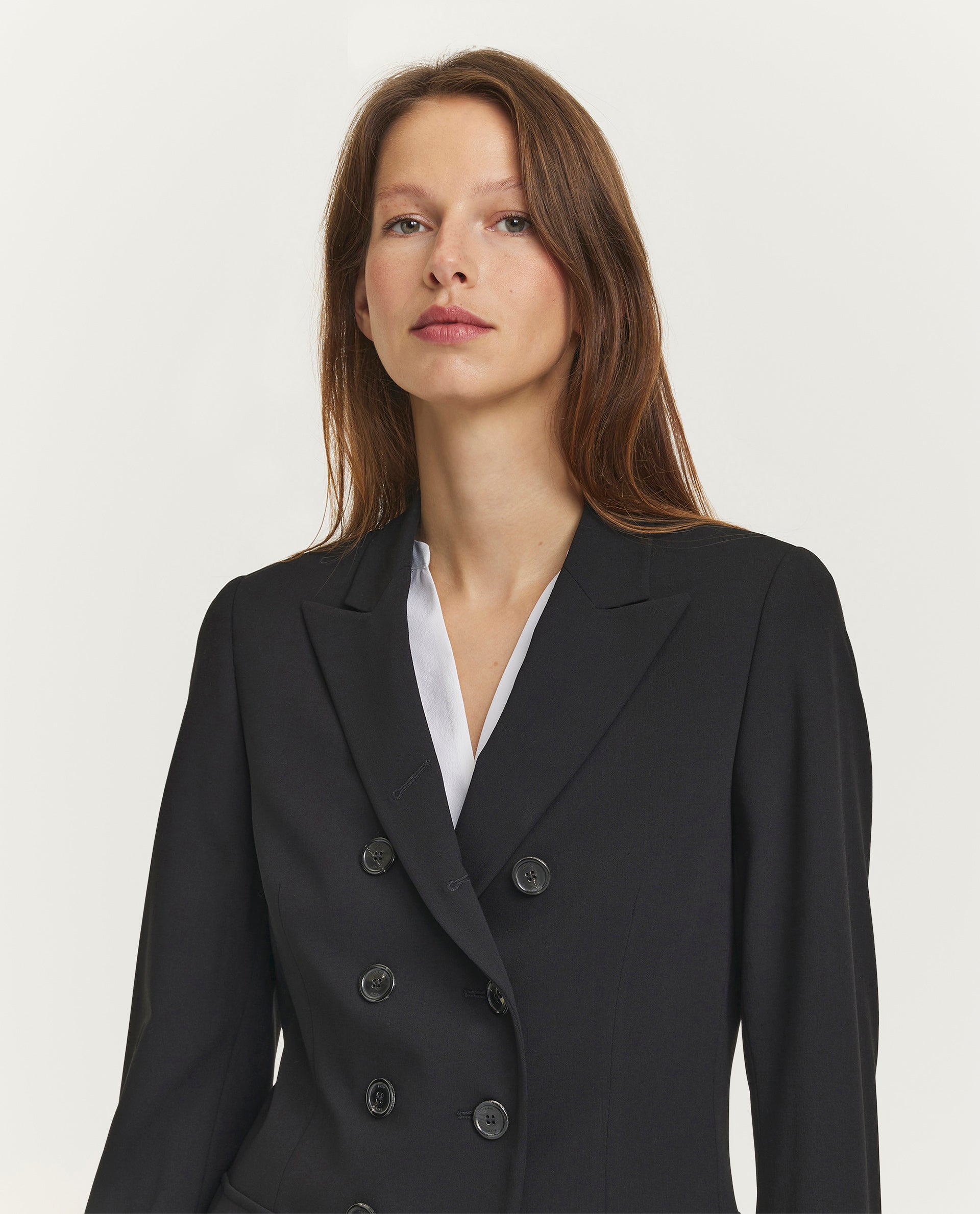Double breasted blazer - Zwart