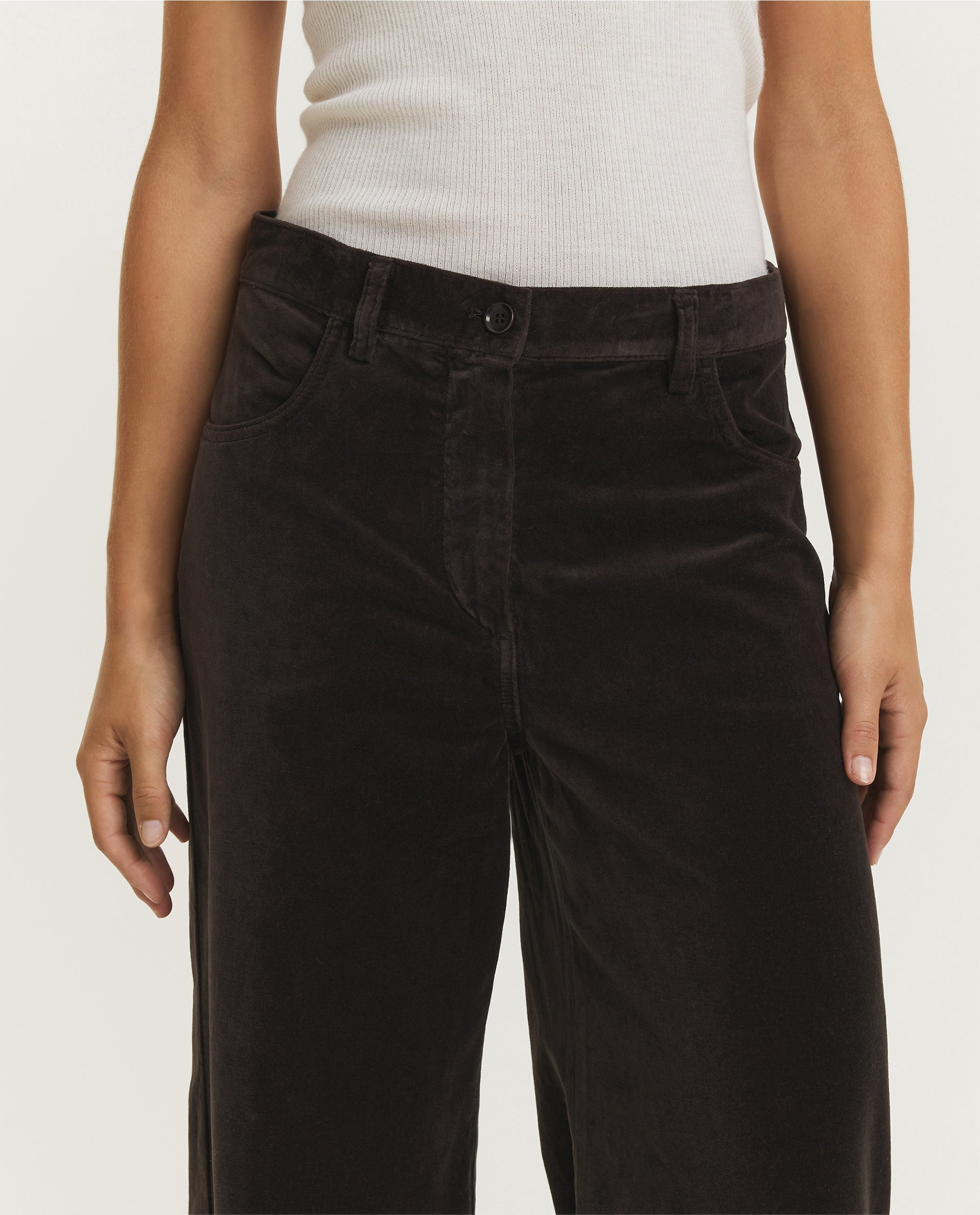 Fluwelen Broek - Bruin