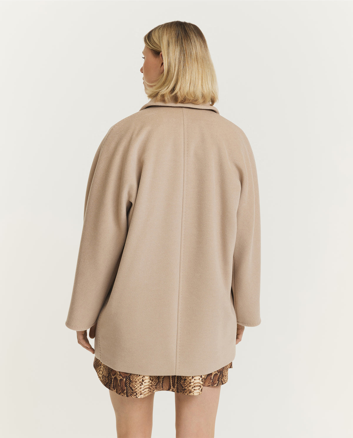 Wool Cashmere Rebus Coat