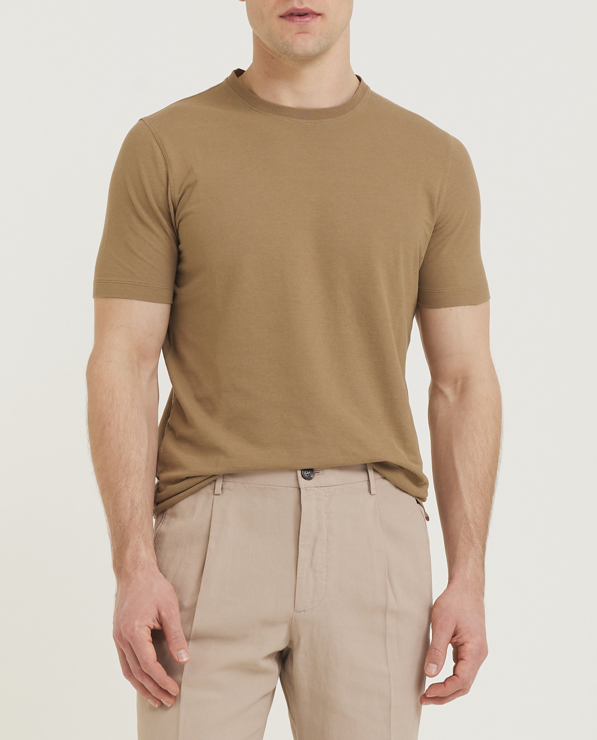 Ice Cotton T-Shirt - Lichtbruin